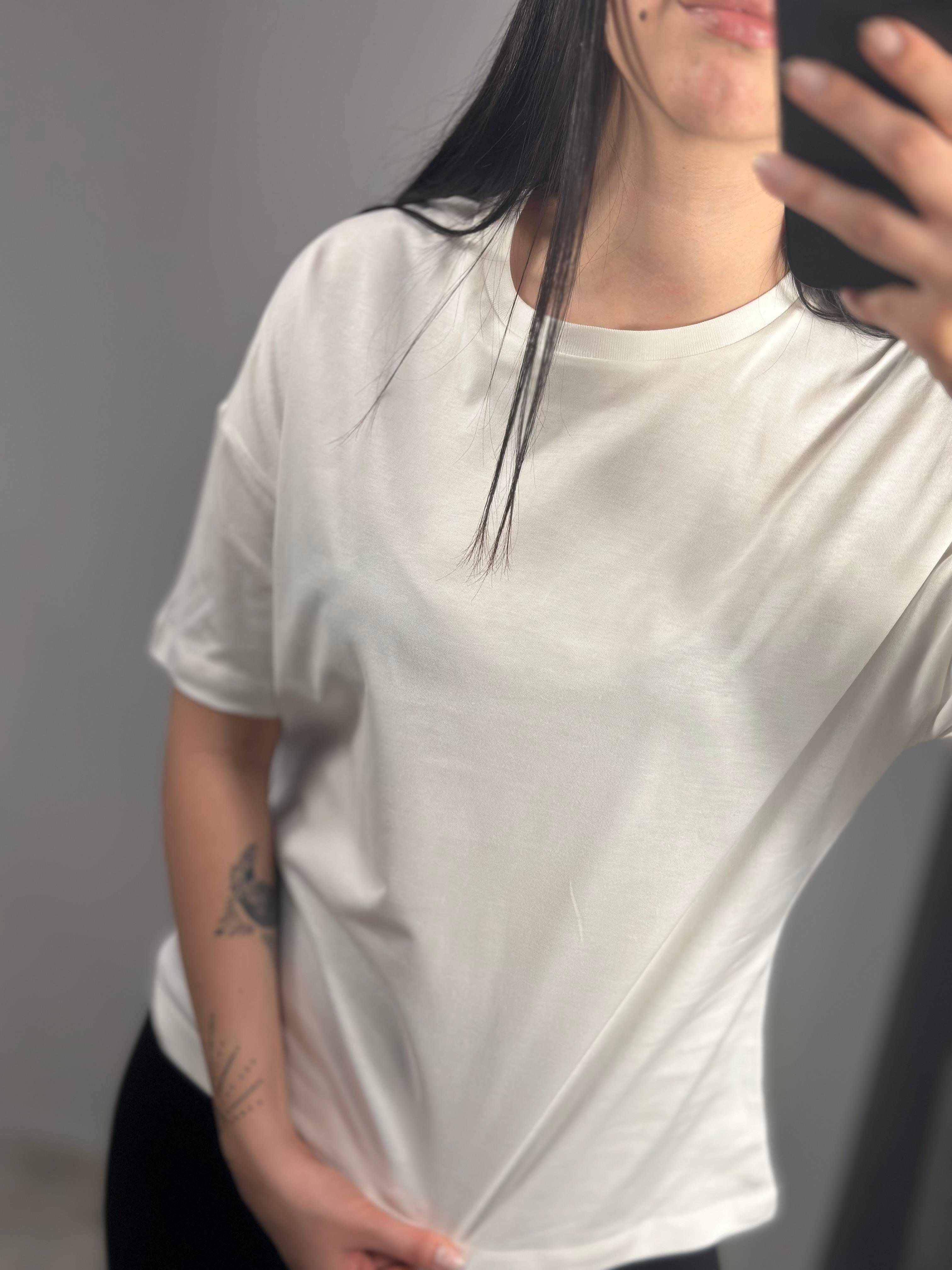 3683 SIFIR YAKA BASIC TSHIRT