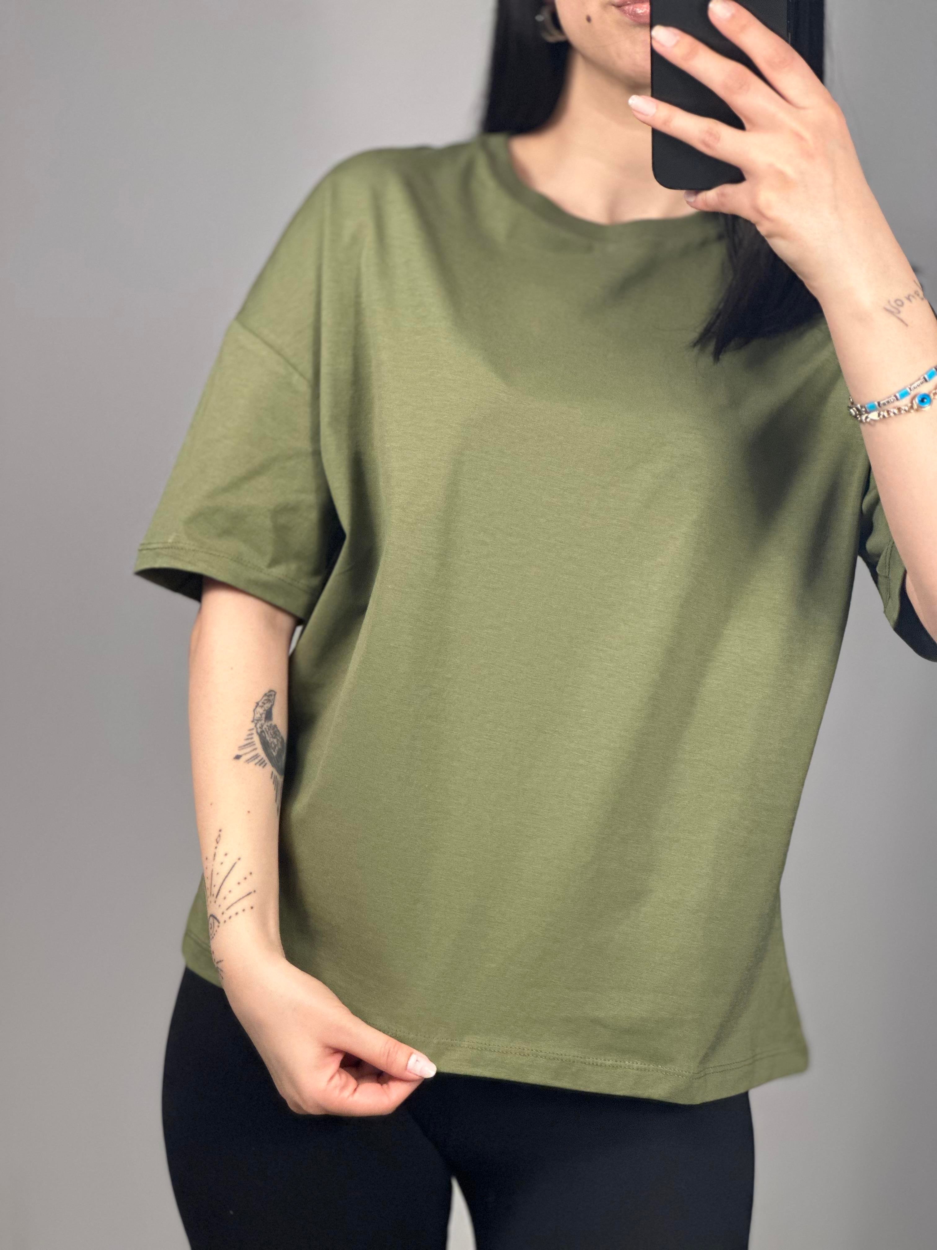 3683 SIFIR YAKA BASIC TSHIRT