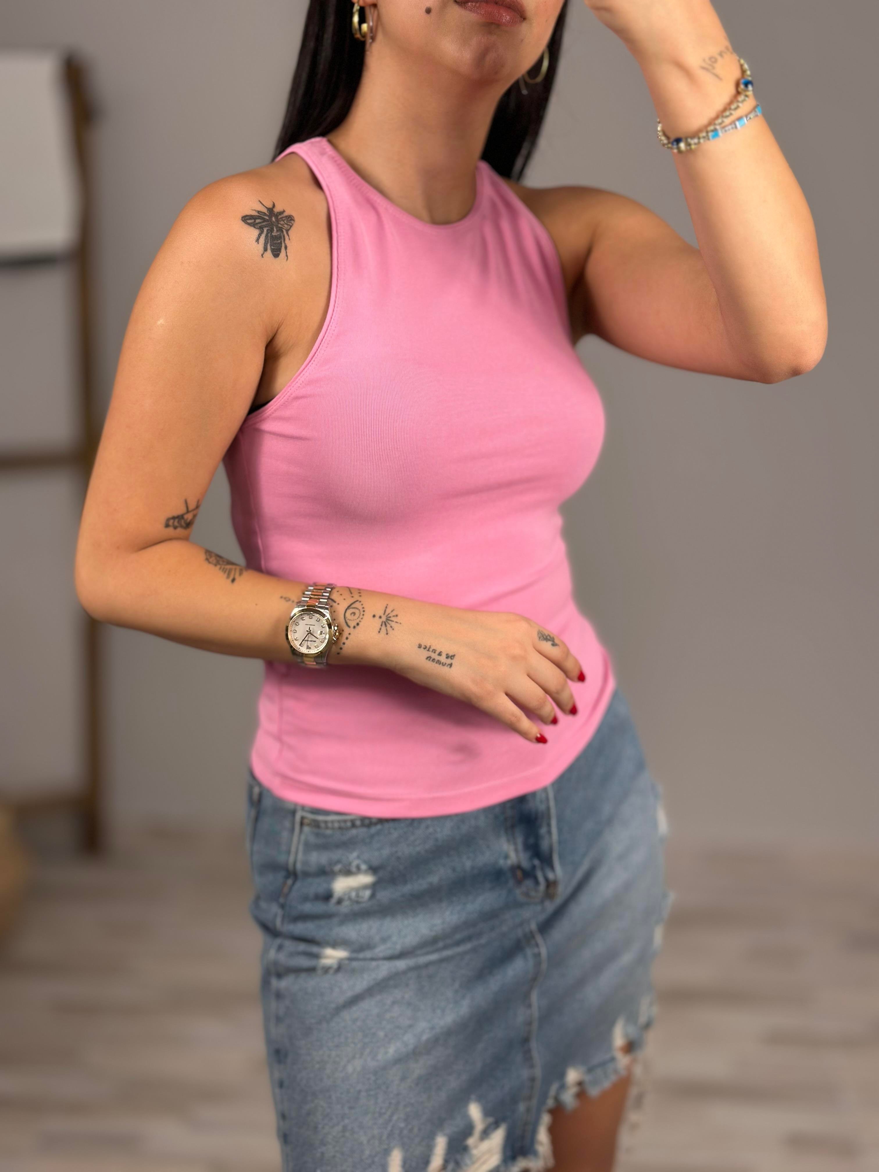 3694 HALTER YAKA TSHIRT