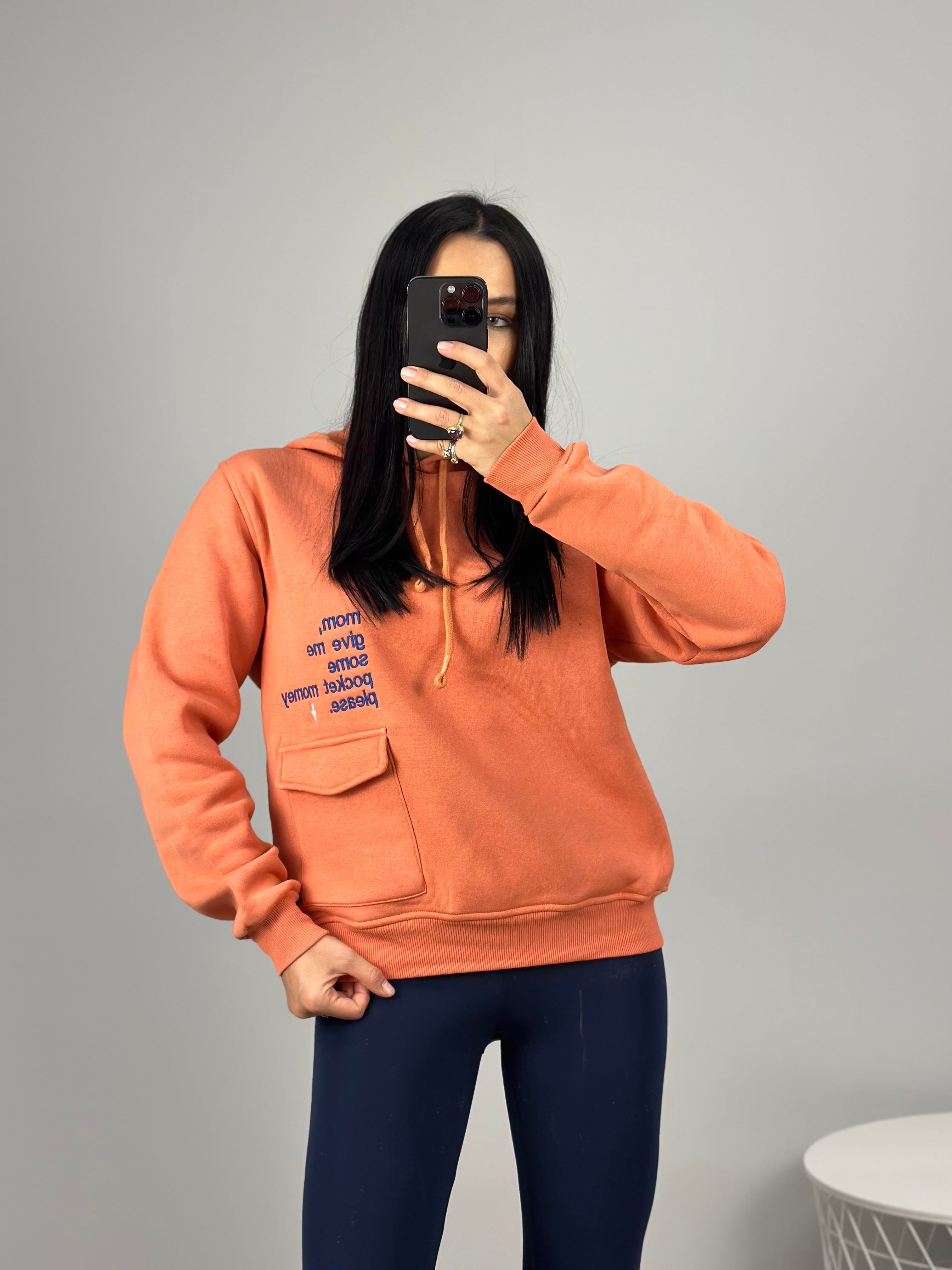 3931 CEP DETAYLI SWEAT