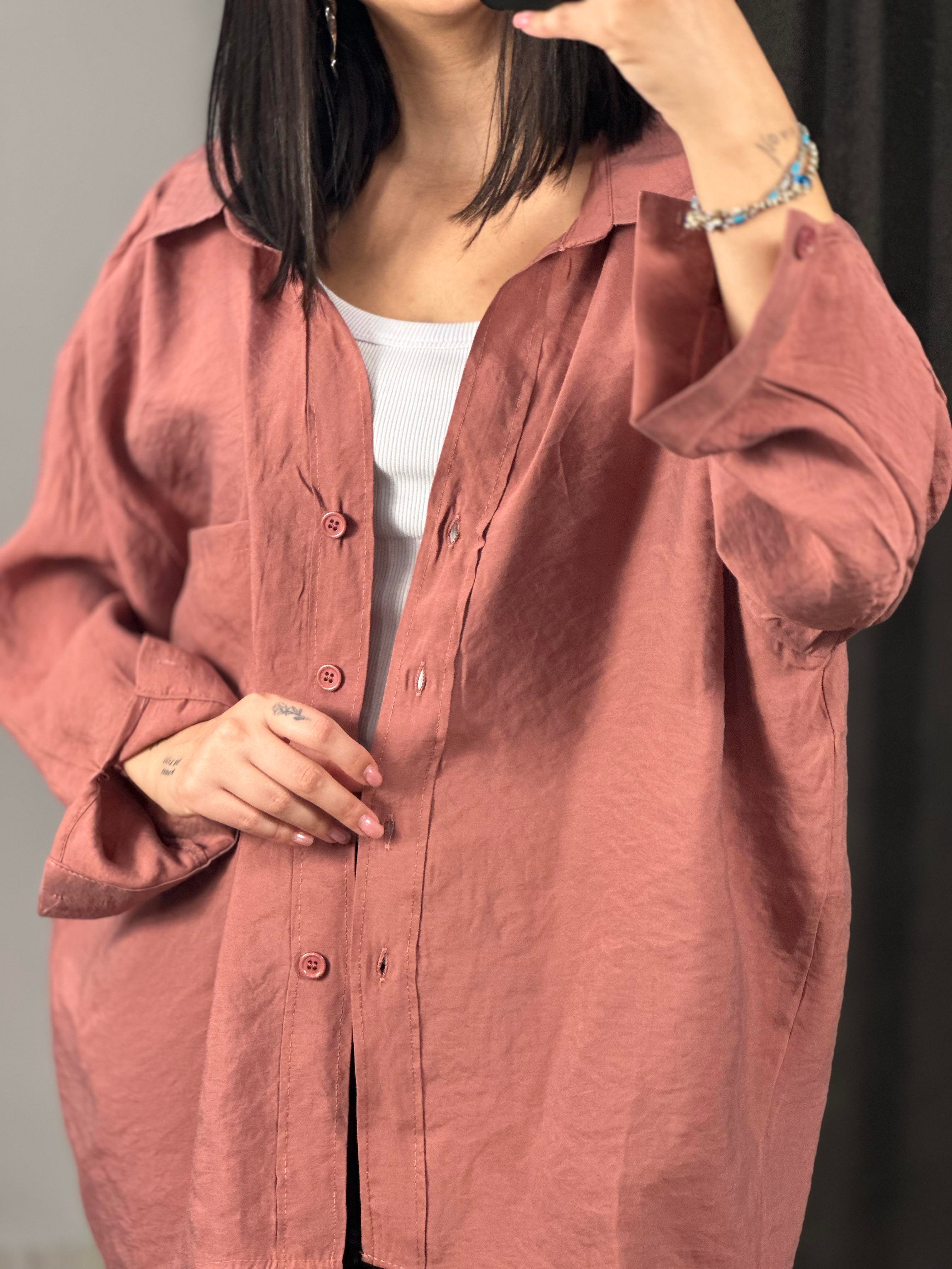 4612 OMZU DUSUK OVERSIZE GOMLEK