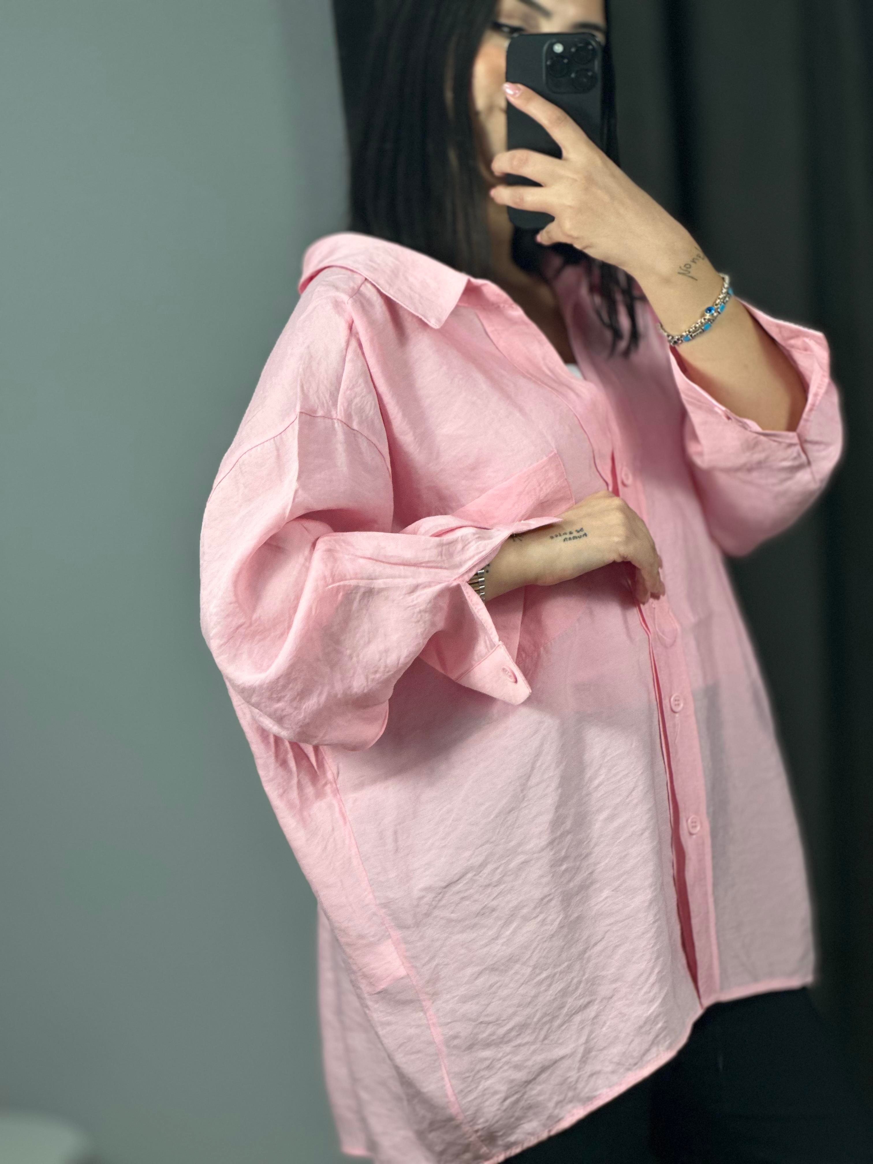 4612 OMZU DUSUK OVERSIZE GOMLEK