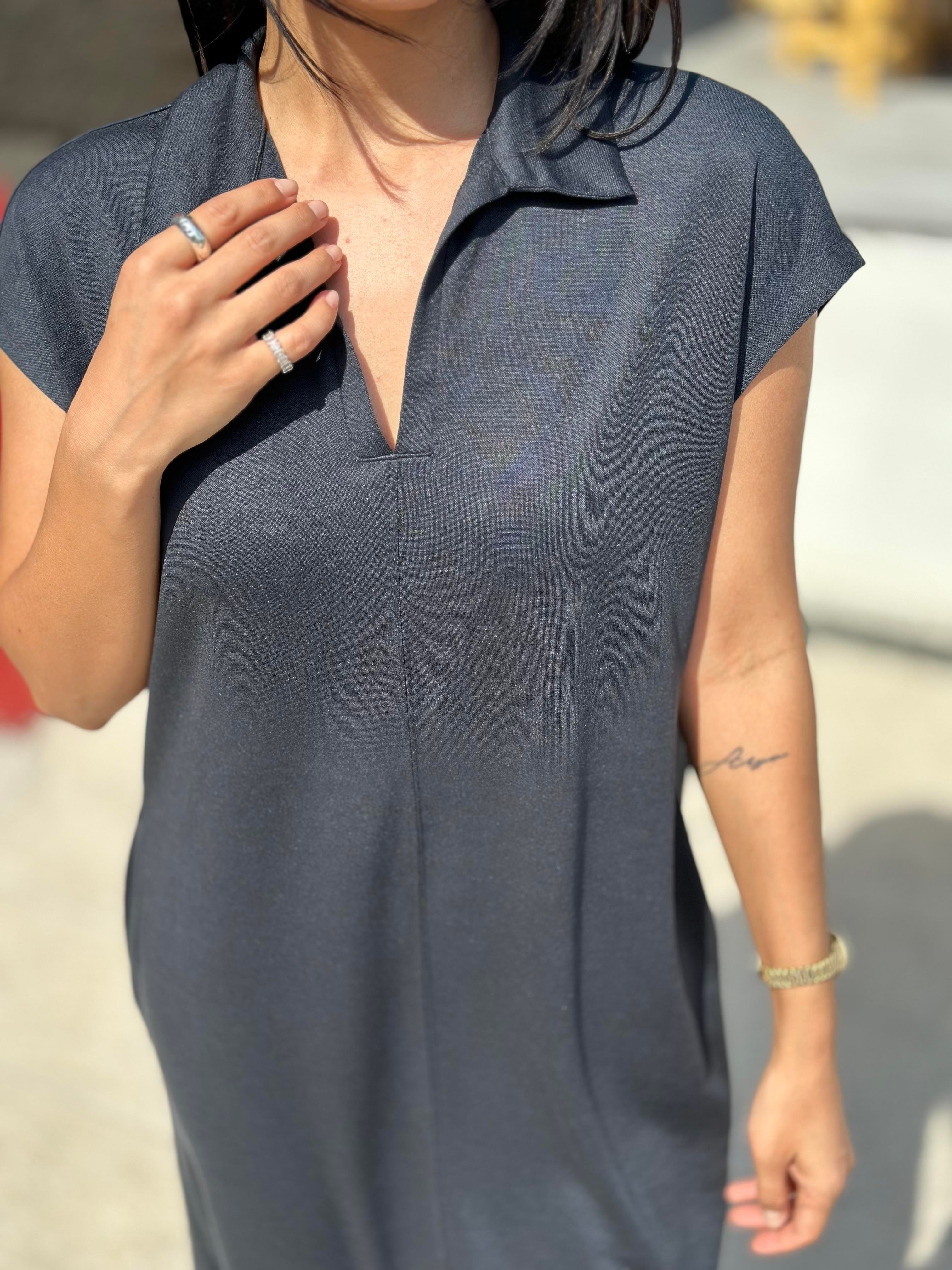 4956 YAKALI ELBISE