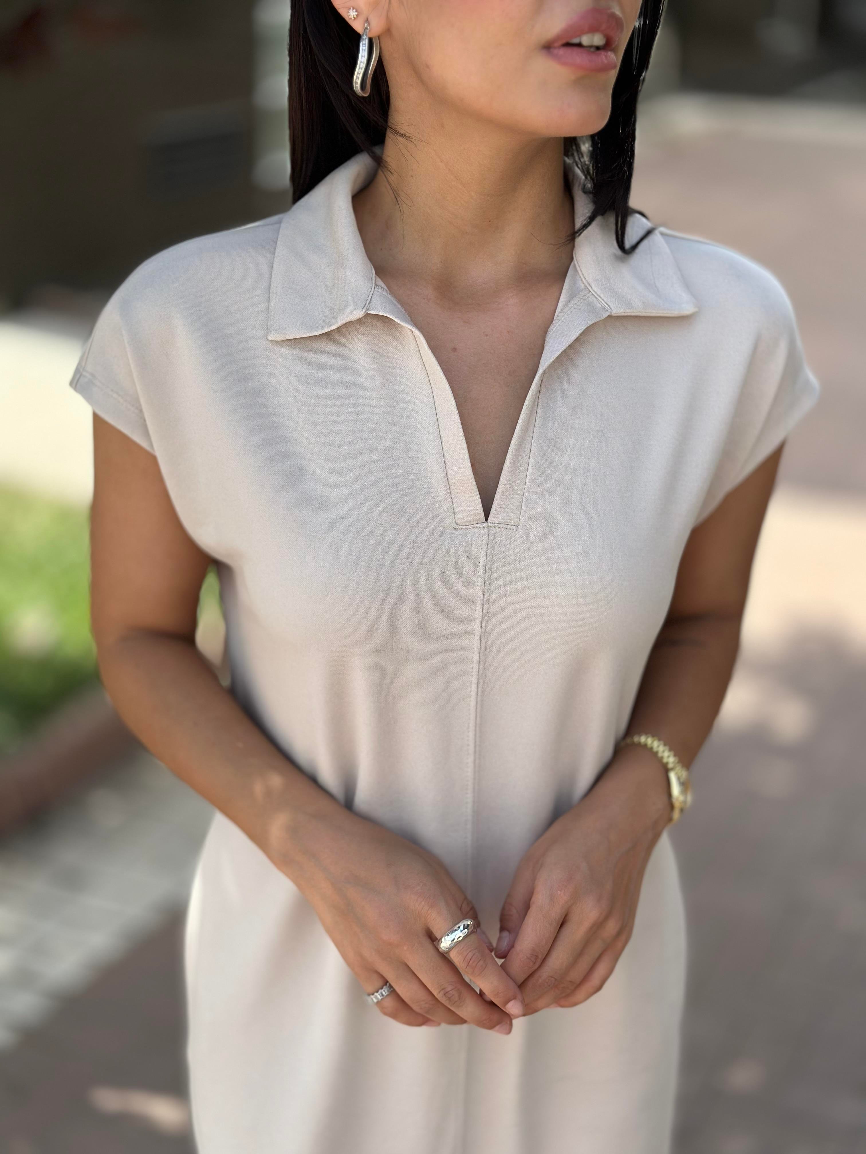 4956 YAKALI ELBISE