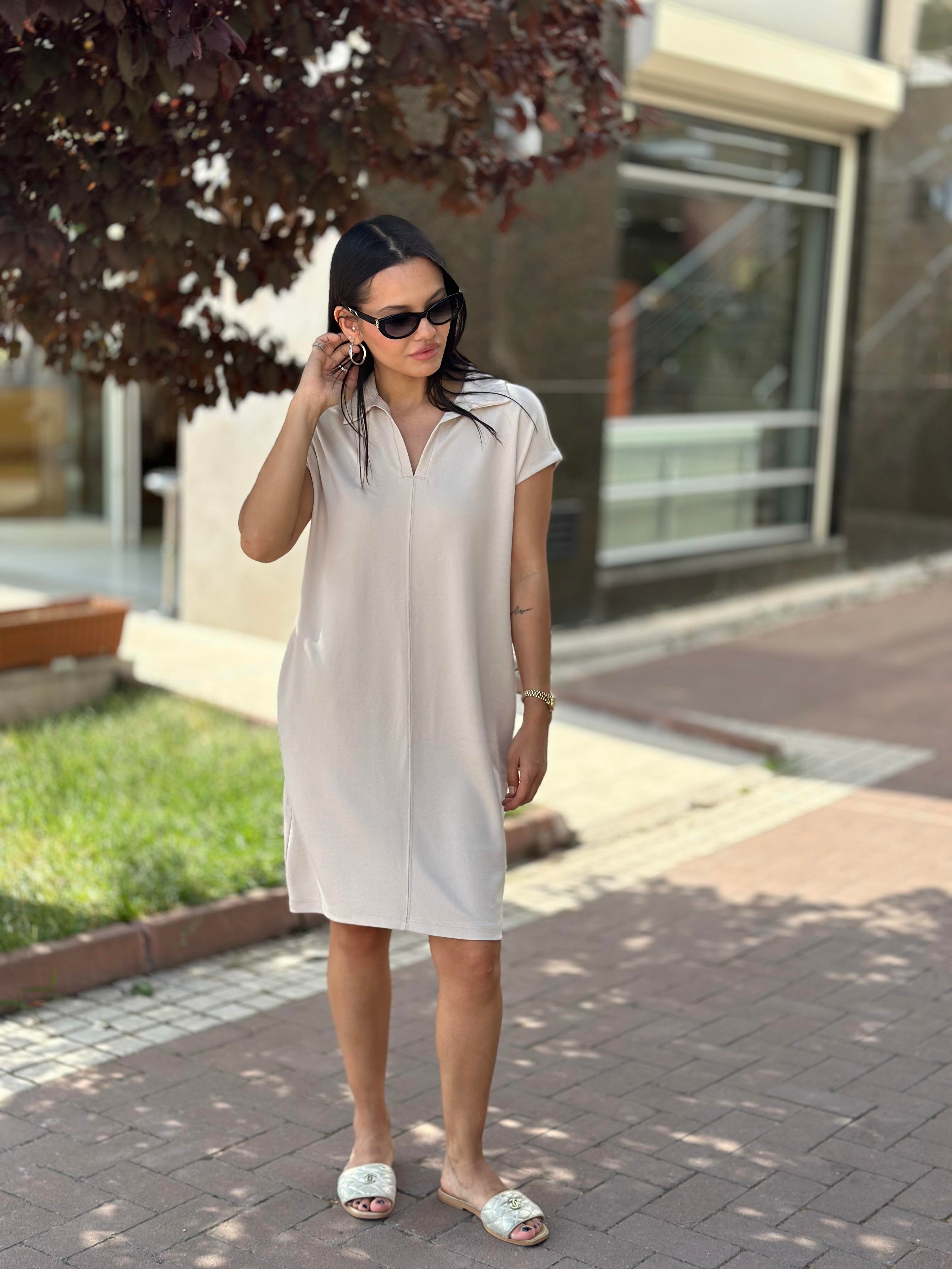 4956 YAKALI ELBISE