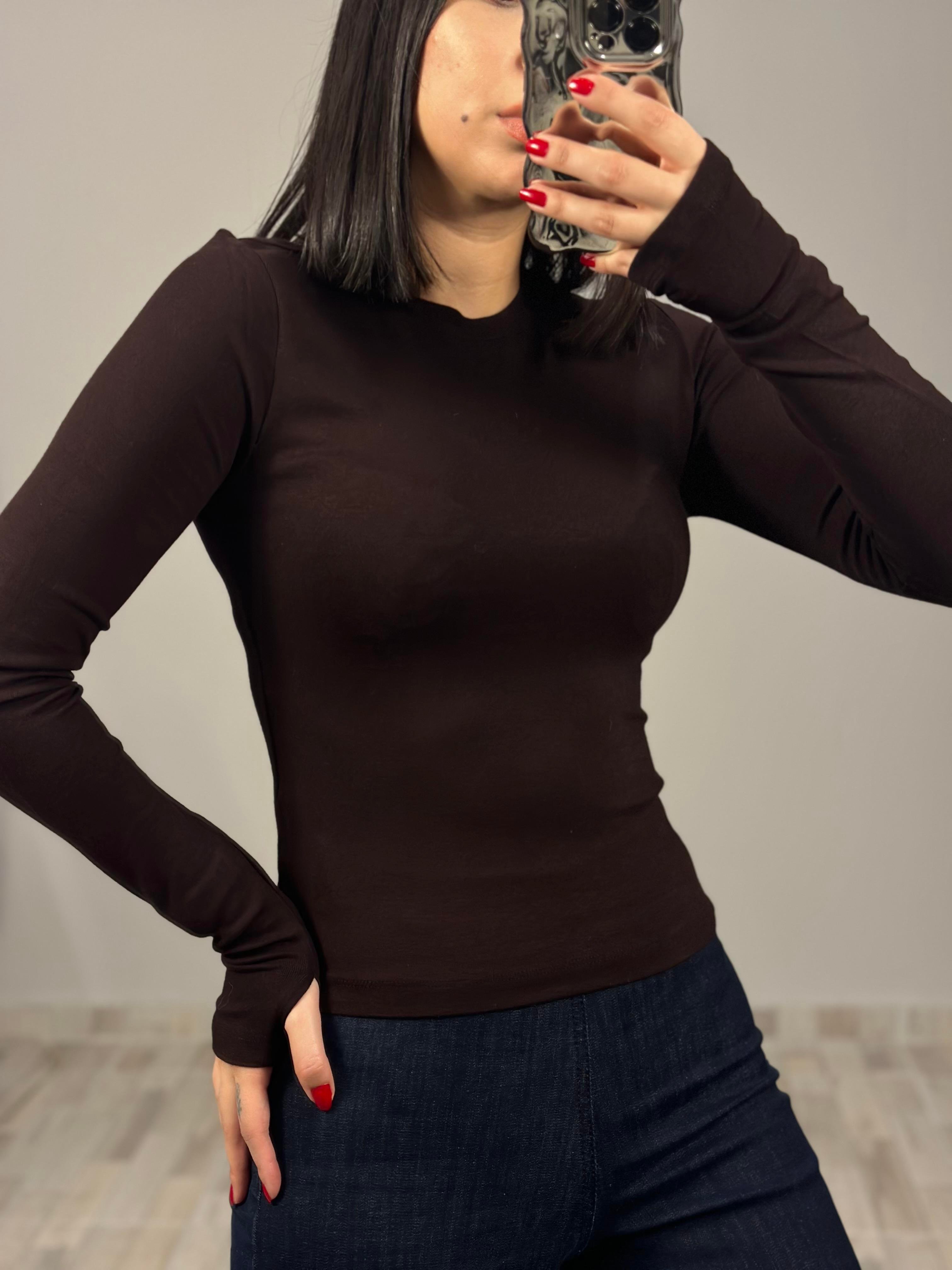 5068 KOLU YIRTMACLI TSHIRT