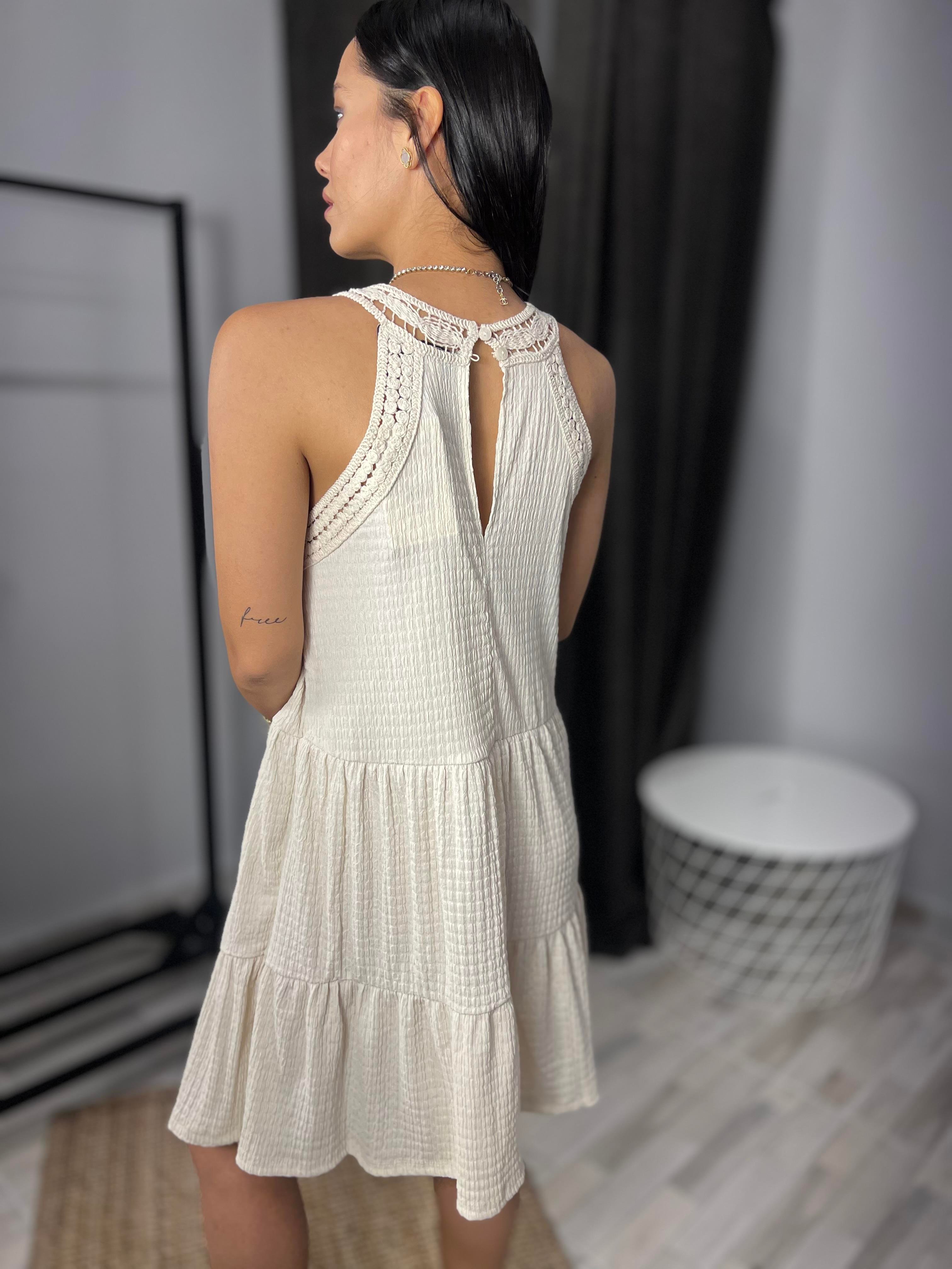 60456 DANTEL DETAYLI ELBISE