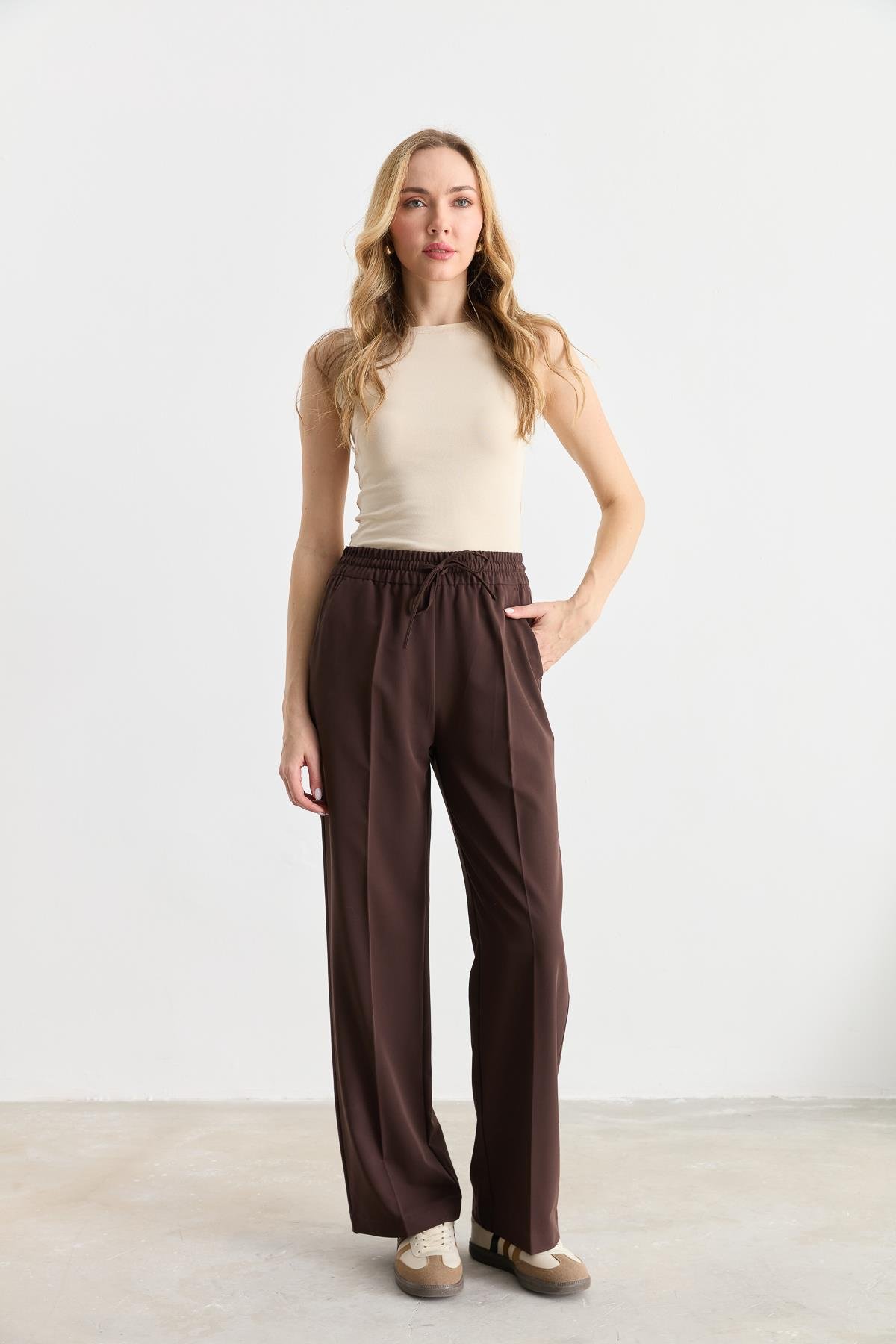 71619 BELI LASTIKLI PANTOLON