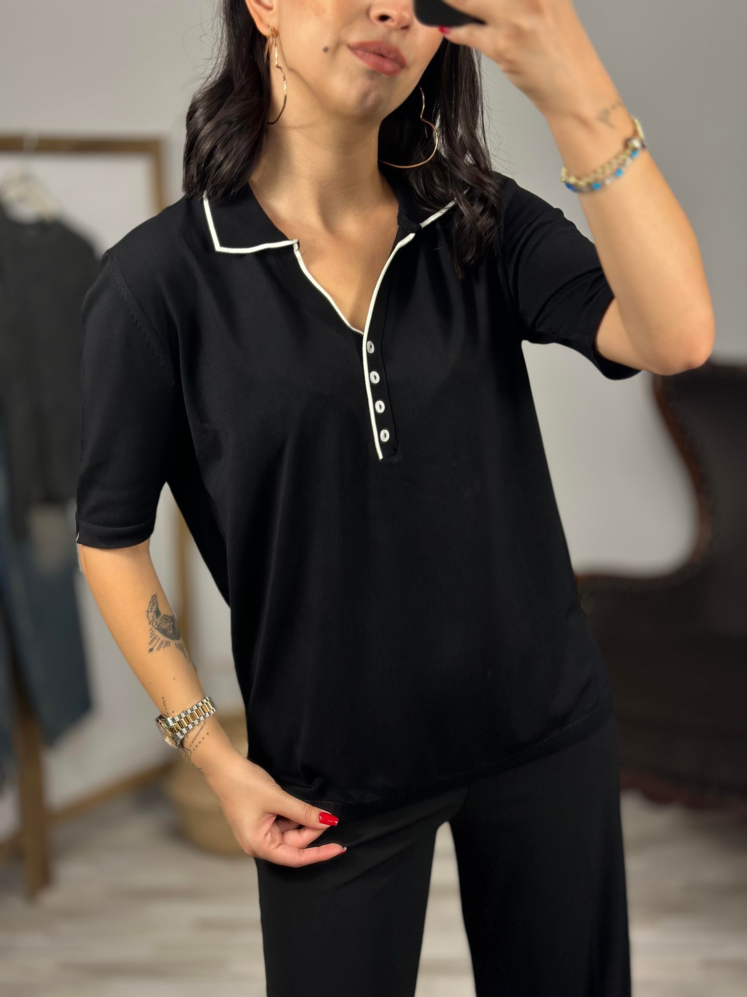 804 POLO YAKA OZEL DUGMELI TRIKO