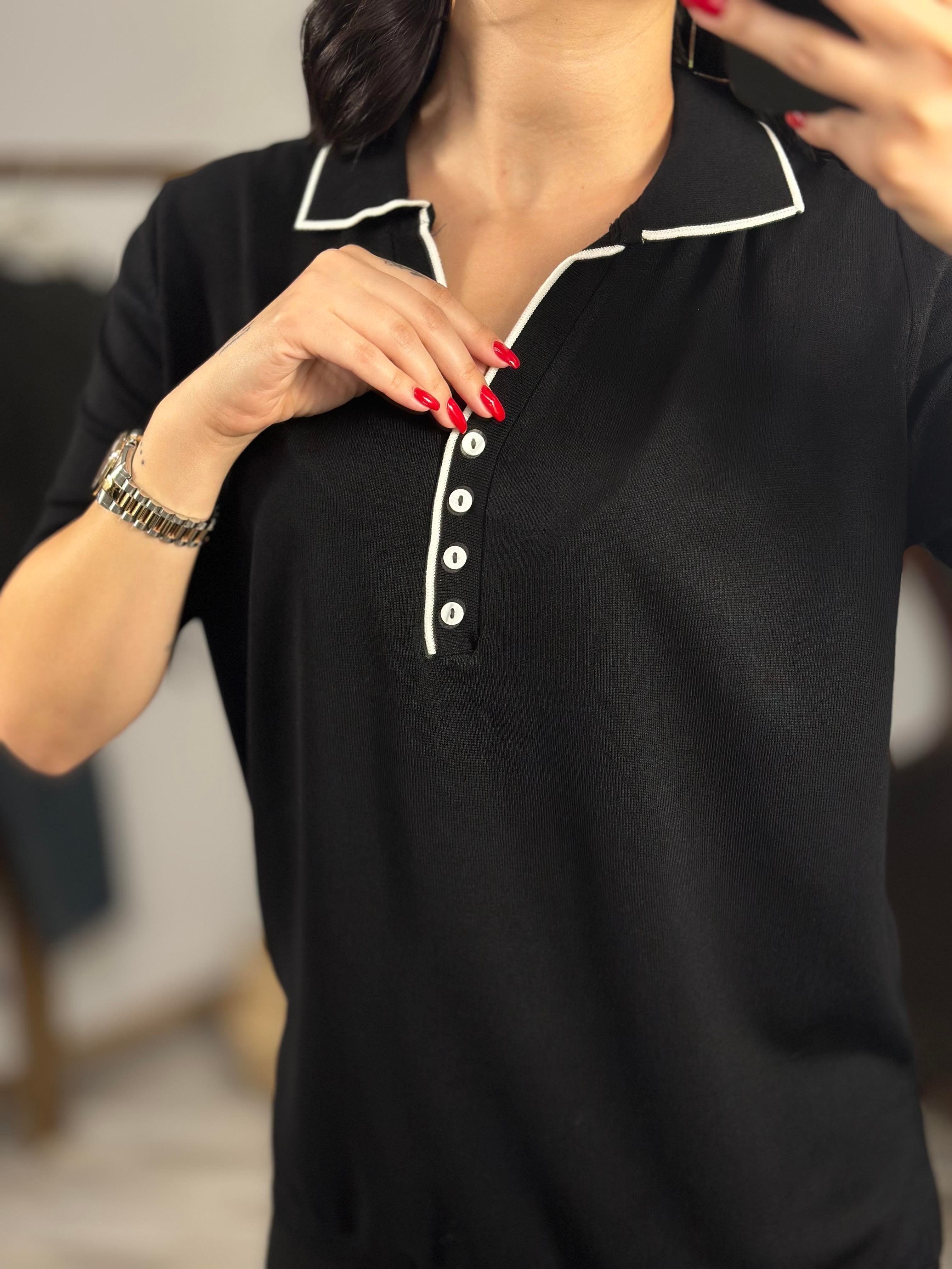 804 POLO YAKA OZEL DUGMELI TRIKO