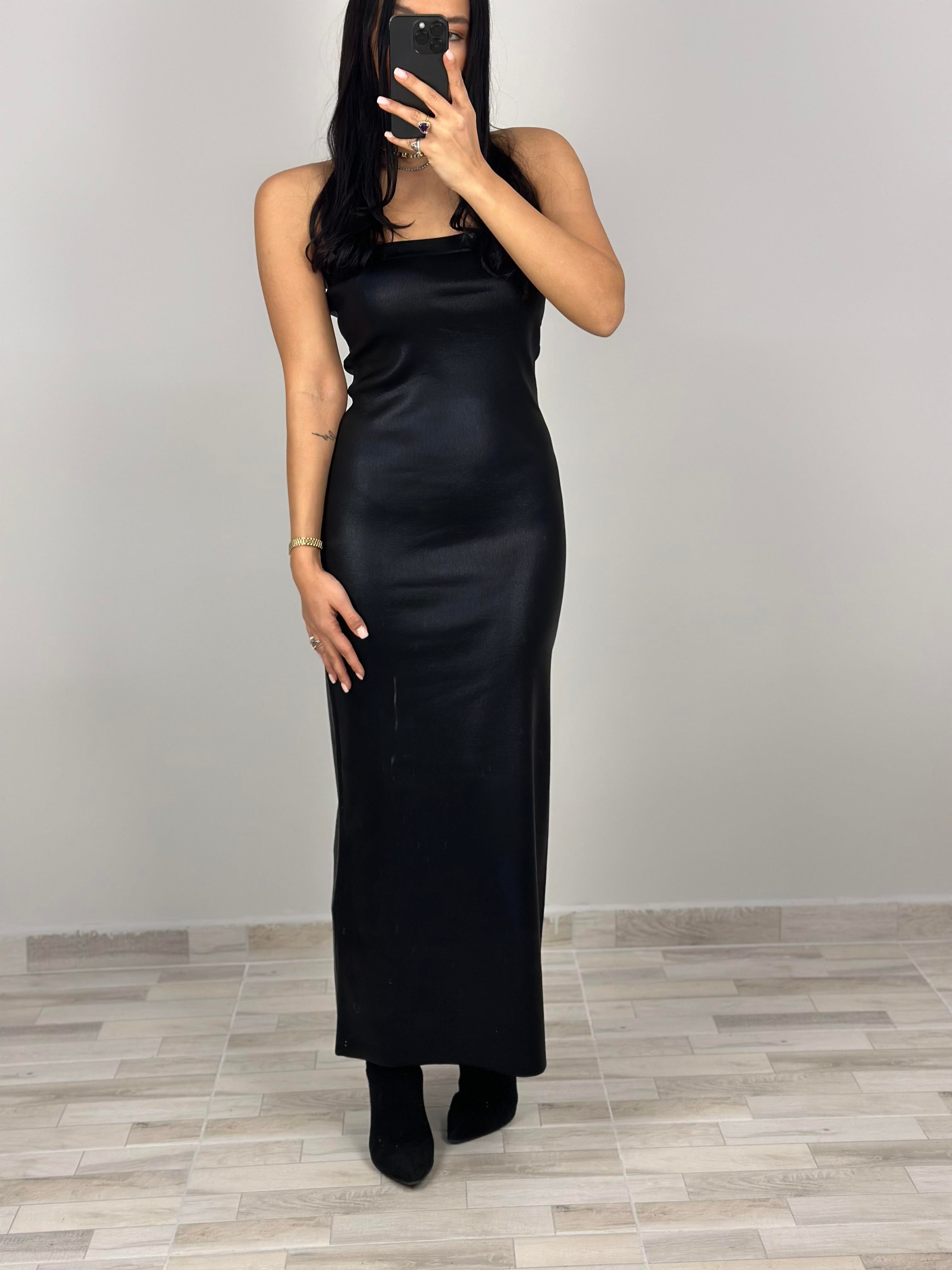 90175 STRAPLEZ VARAK BASKILI TRIKO ELBISE