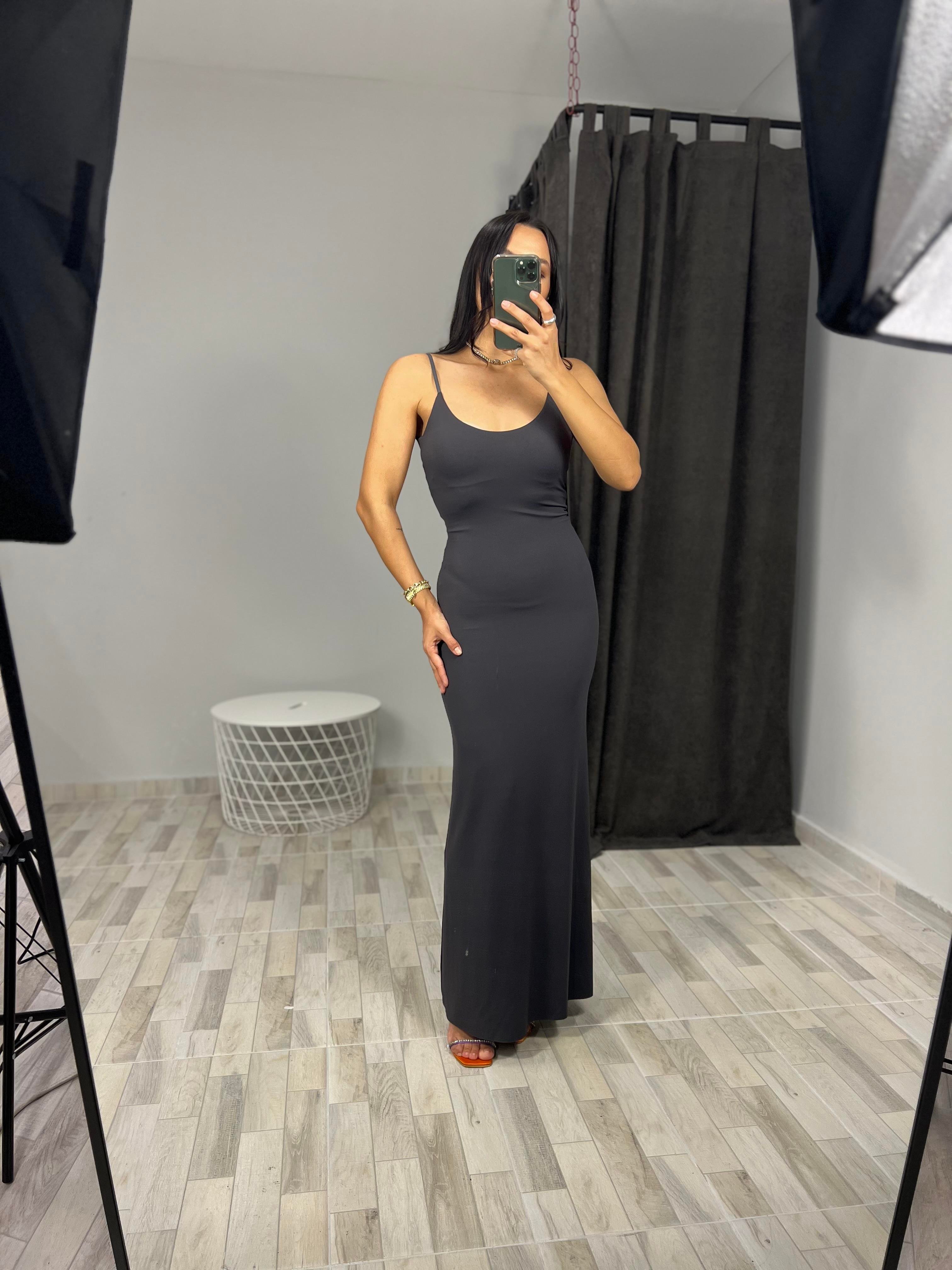 91174 POLIAMID MIDI ELBISE