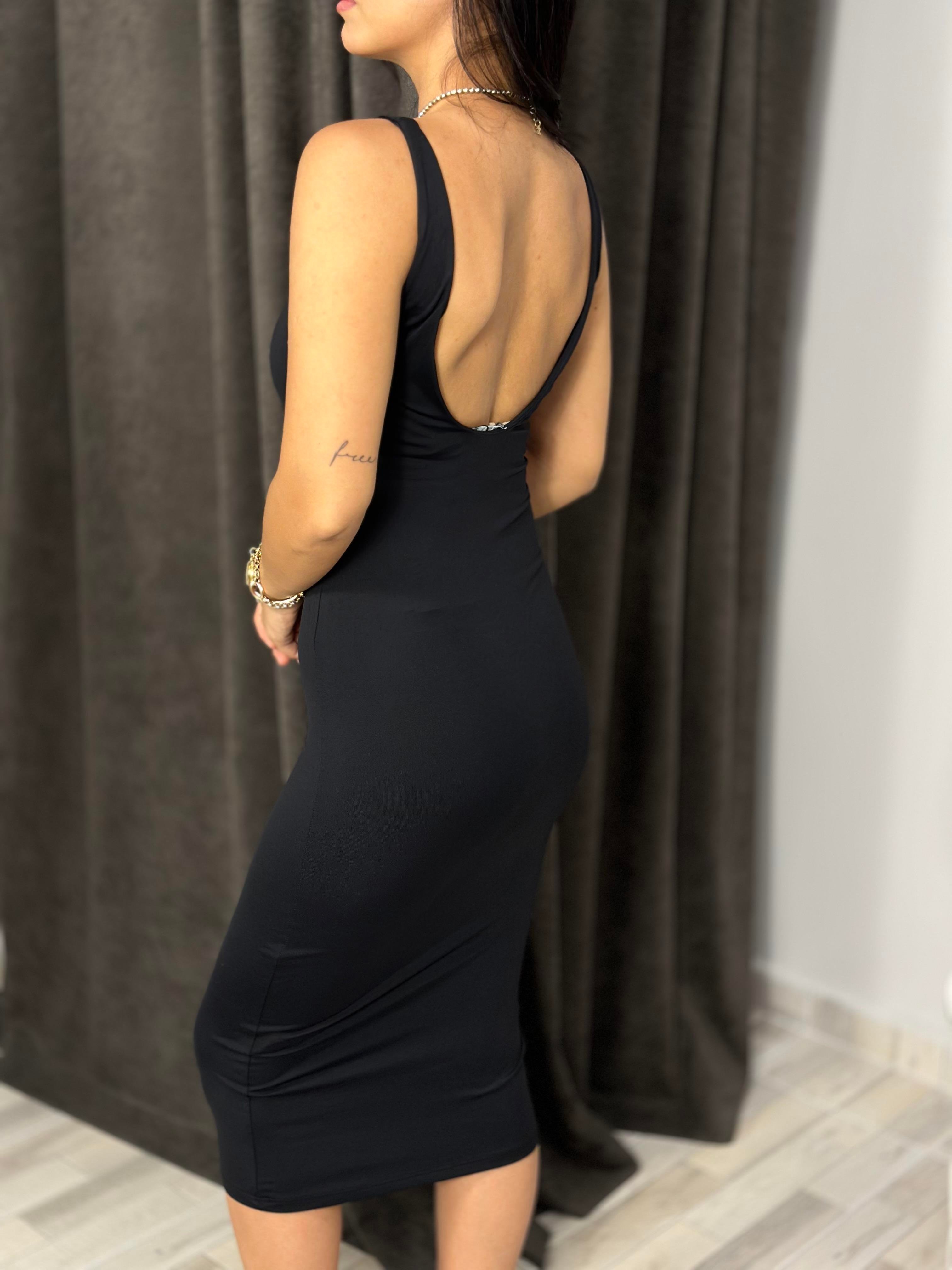 91200 POLIAMID MIDI ELBISE