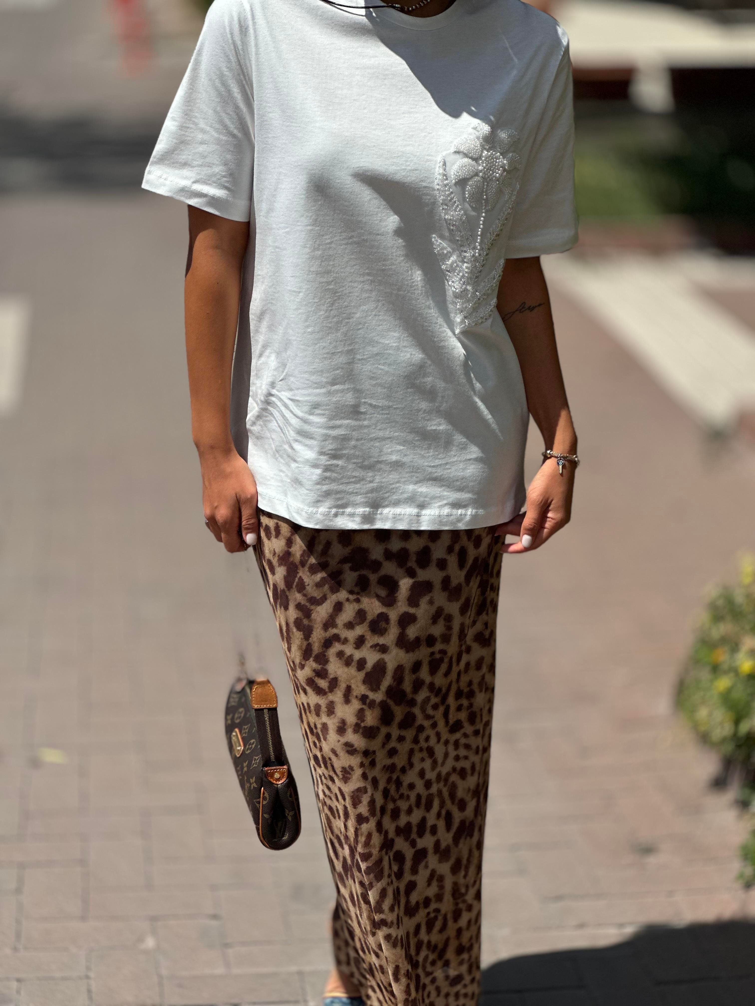 9382 CICEK ISLEMELI TSHIRT