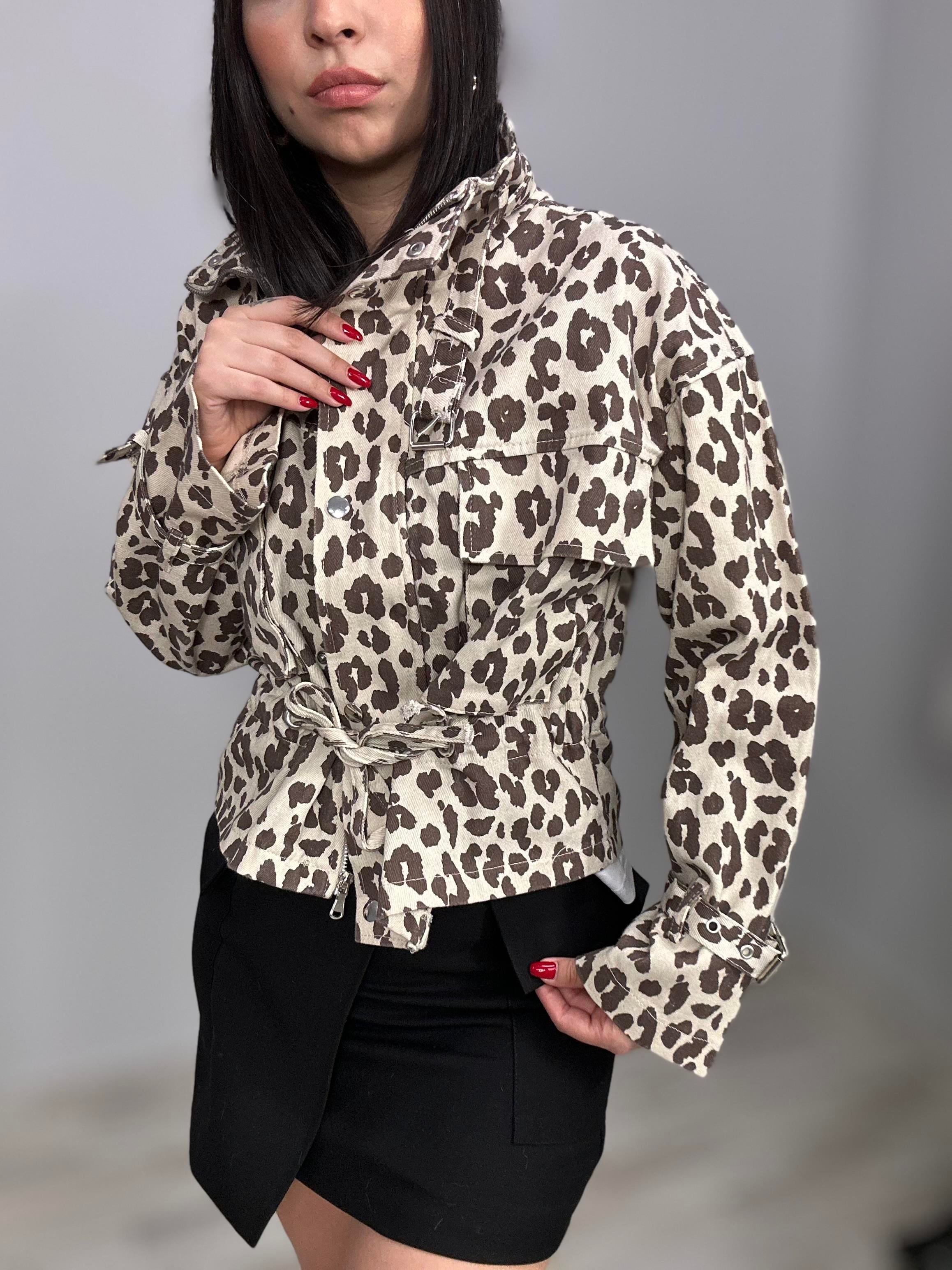99481 LEOPAR DESENLI CEKET