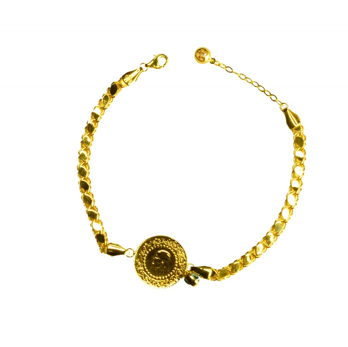 ALTIN ÇEYREKLİ PULLU BİLEKLİK