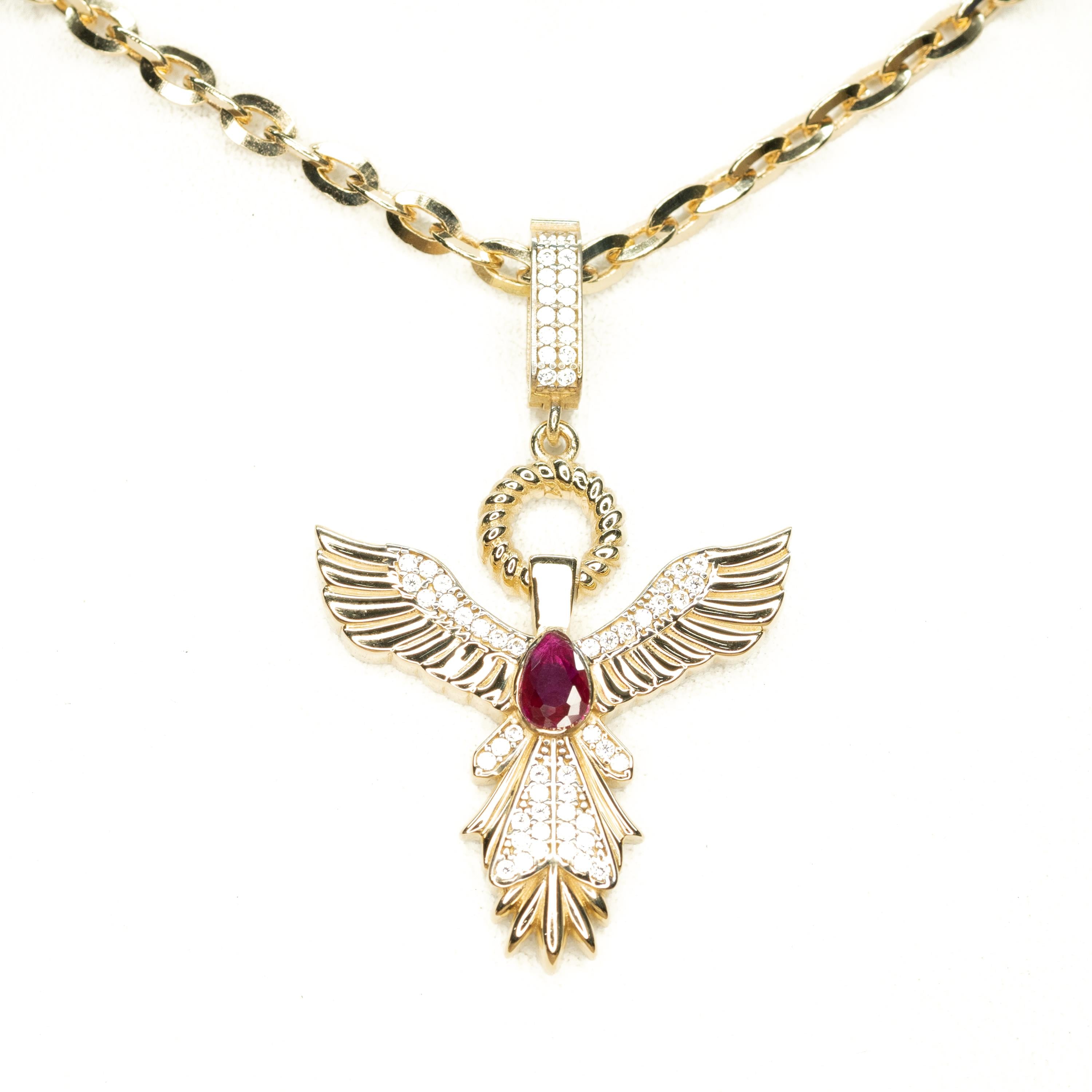 Anka Kuşu Charm Kolye Ucu