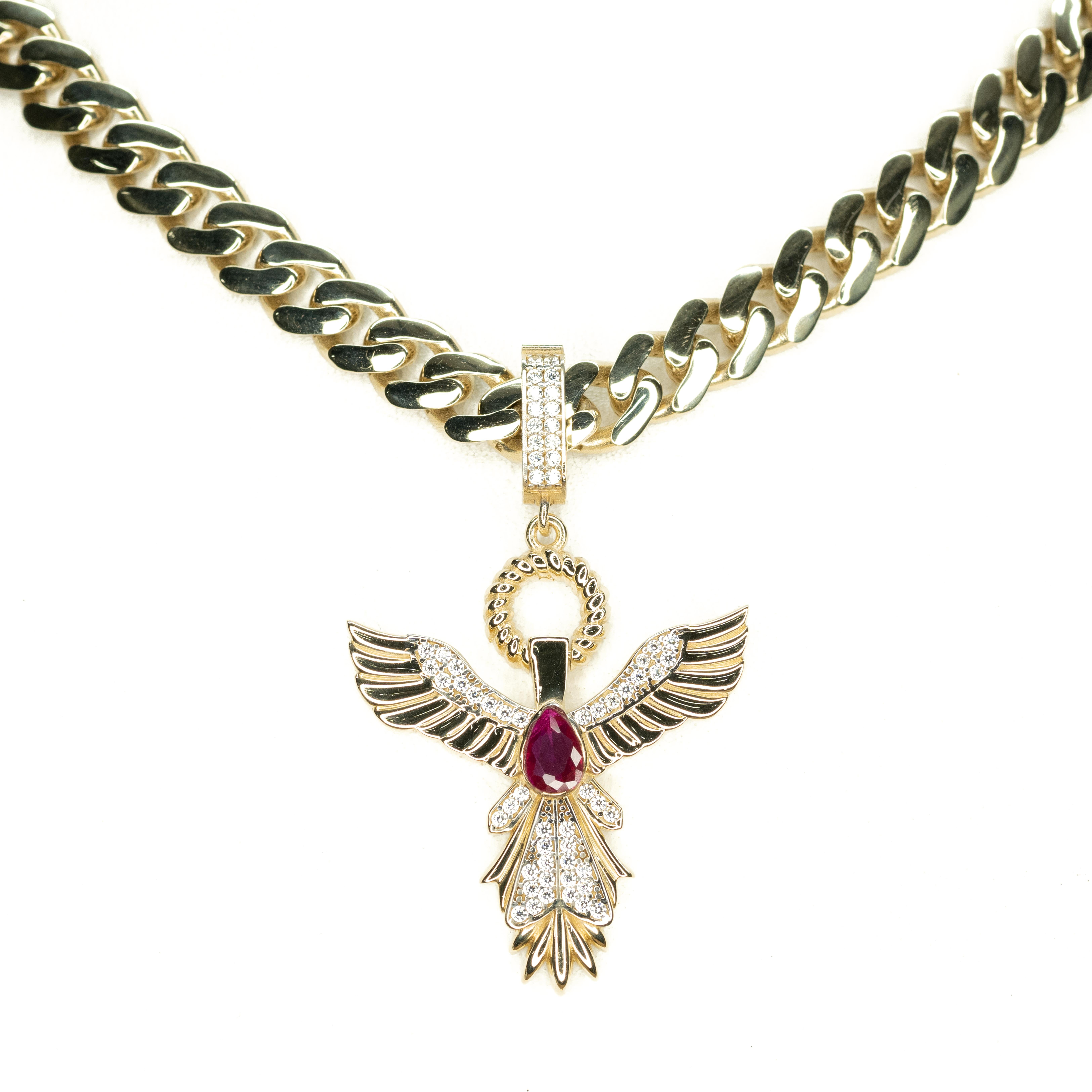 Anka Kuşu Charm Kolye Ucu