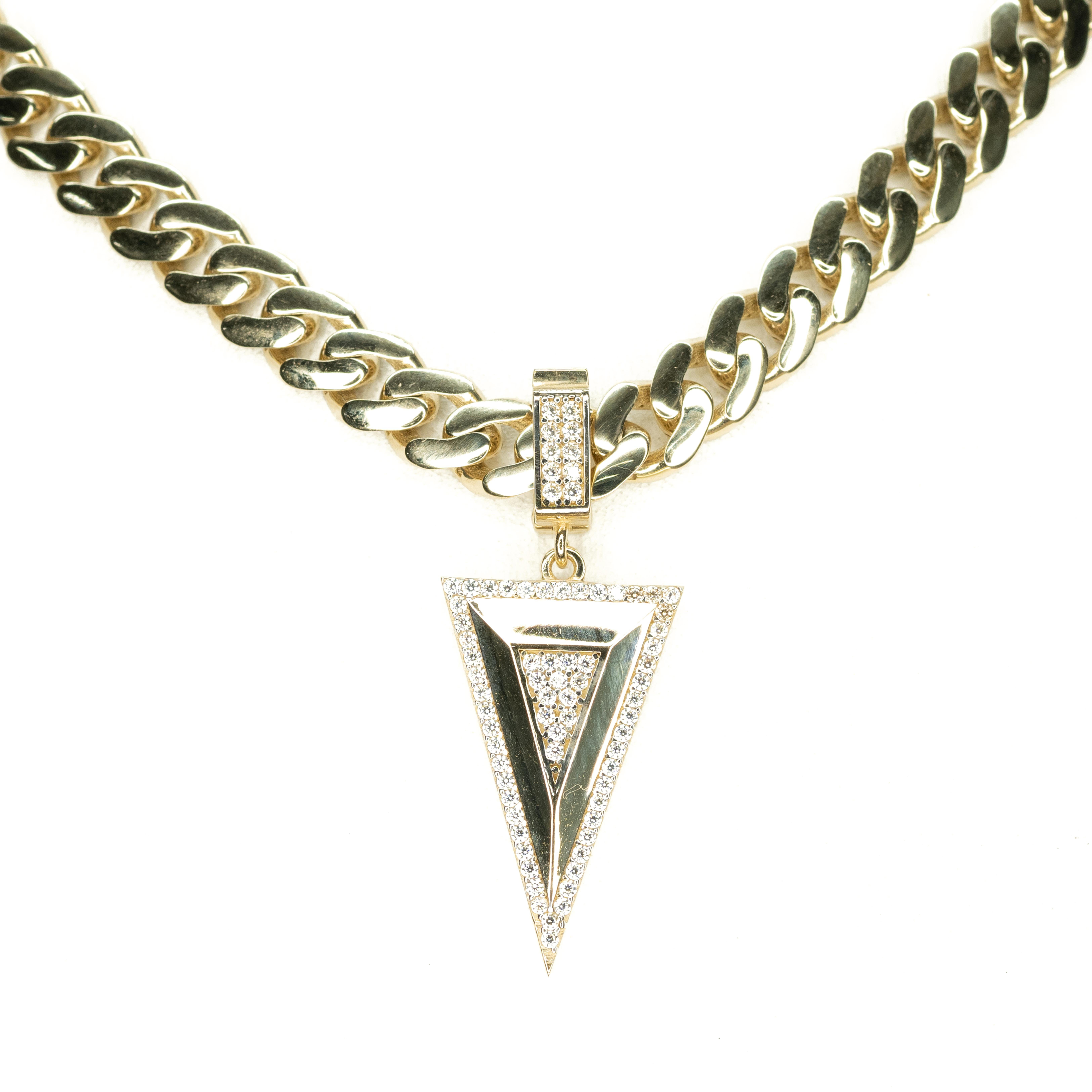 ZARİF PİRAMİT CHARM KOLYE UCU