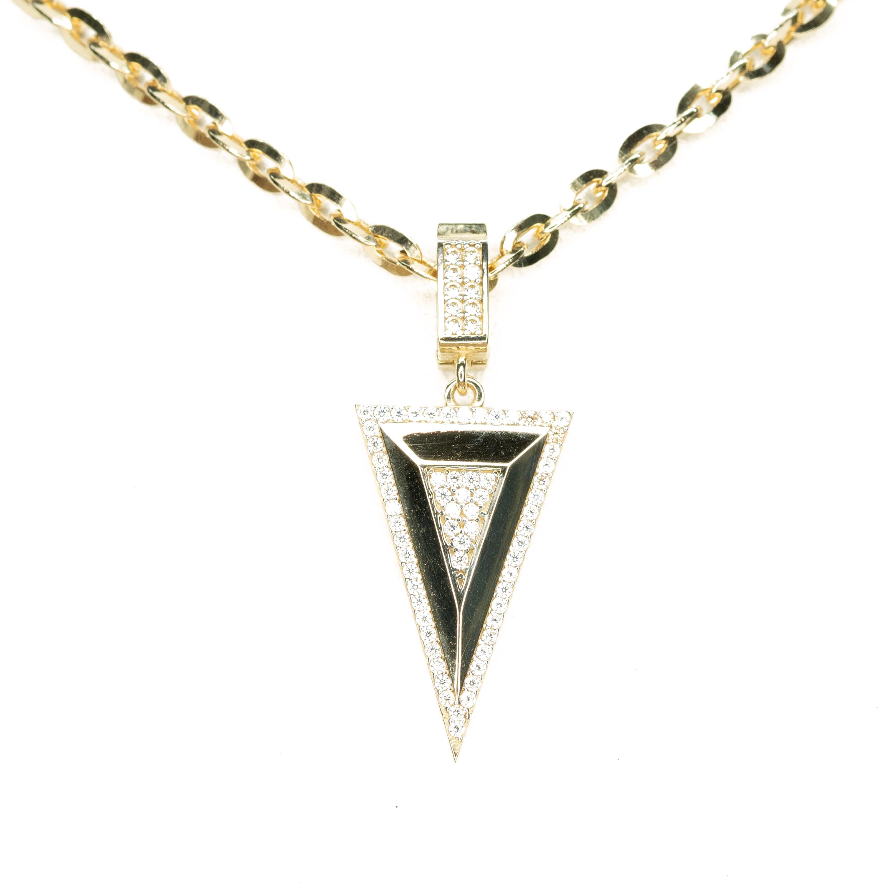 ZARİF PİRAMİT CHARM KOLYE UCU