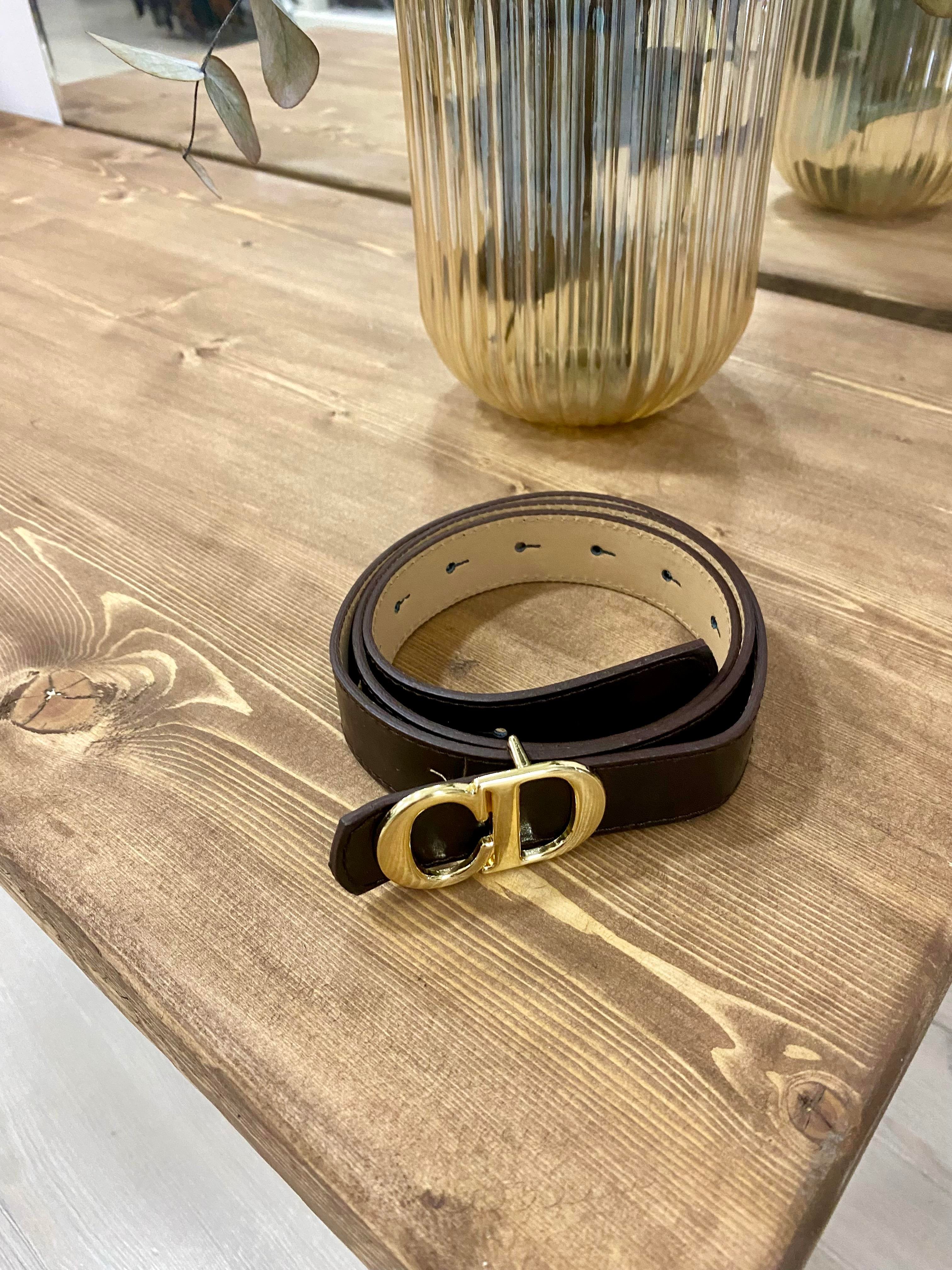 Acı Kahve CD Gold Tokalı Kemer