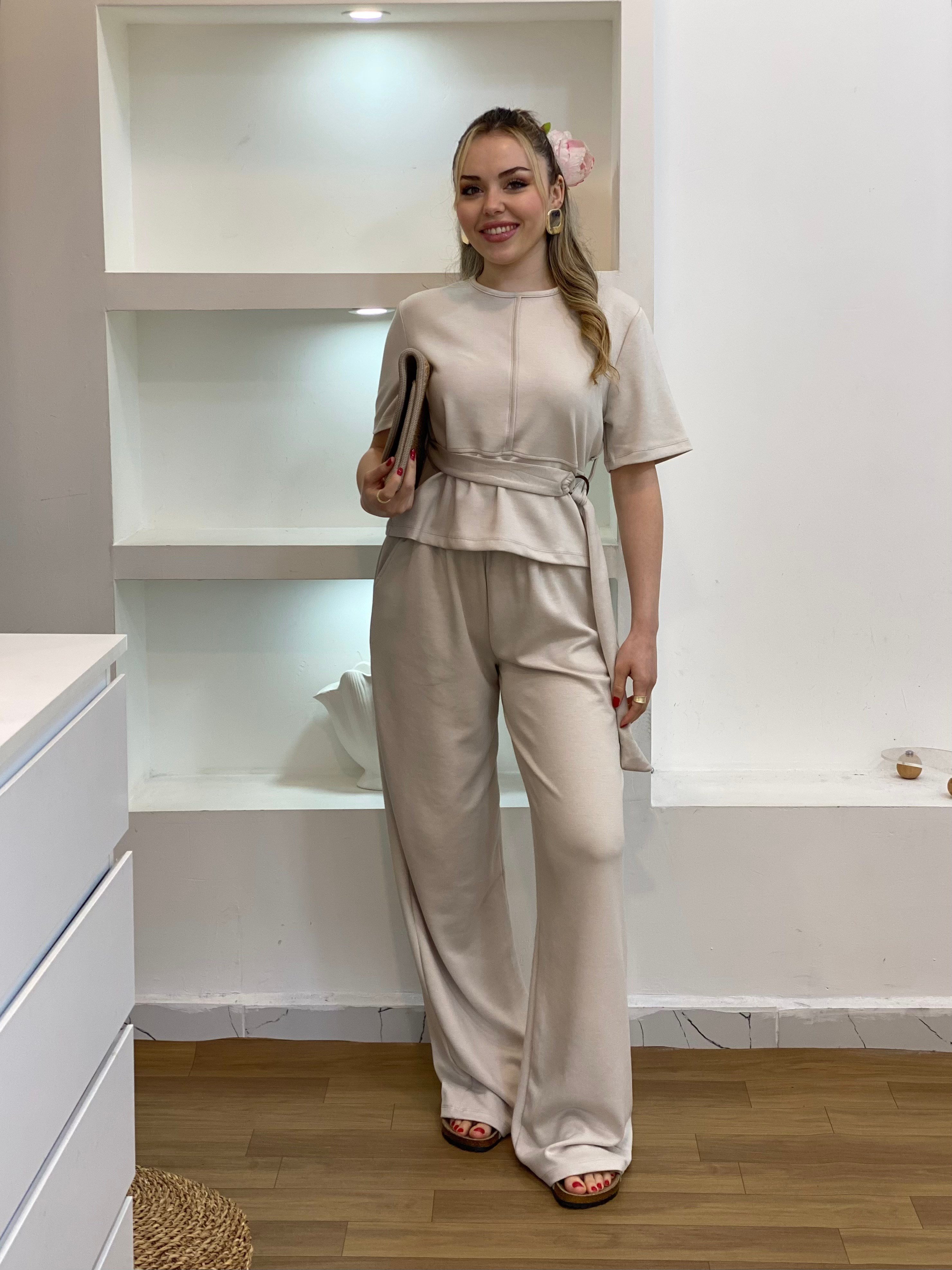 Bej Kemerli Model Modal Takım