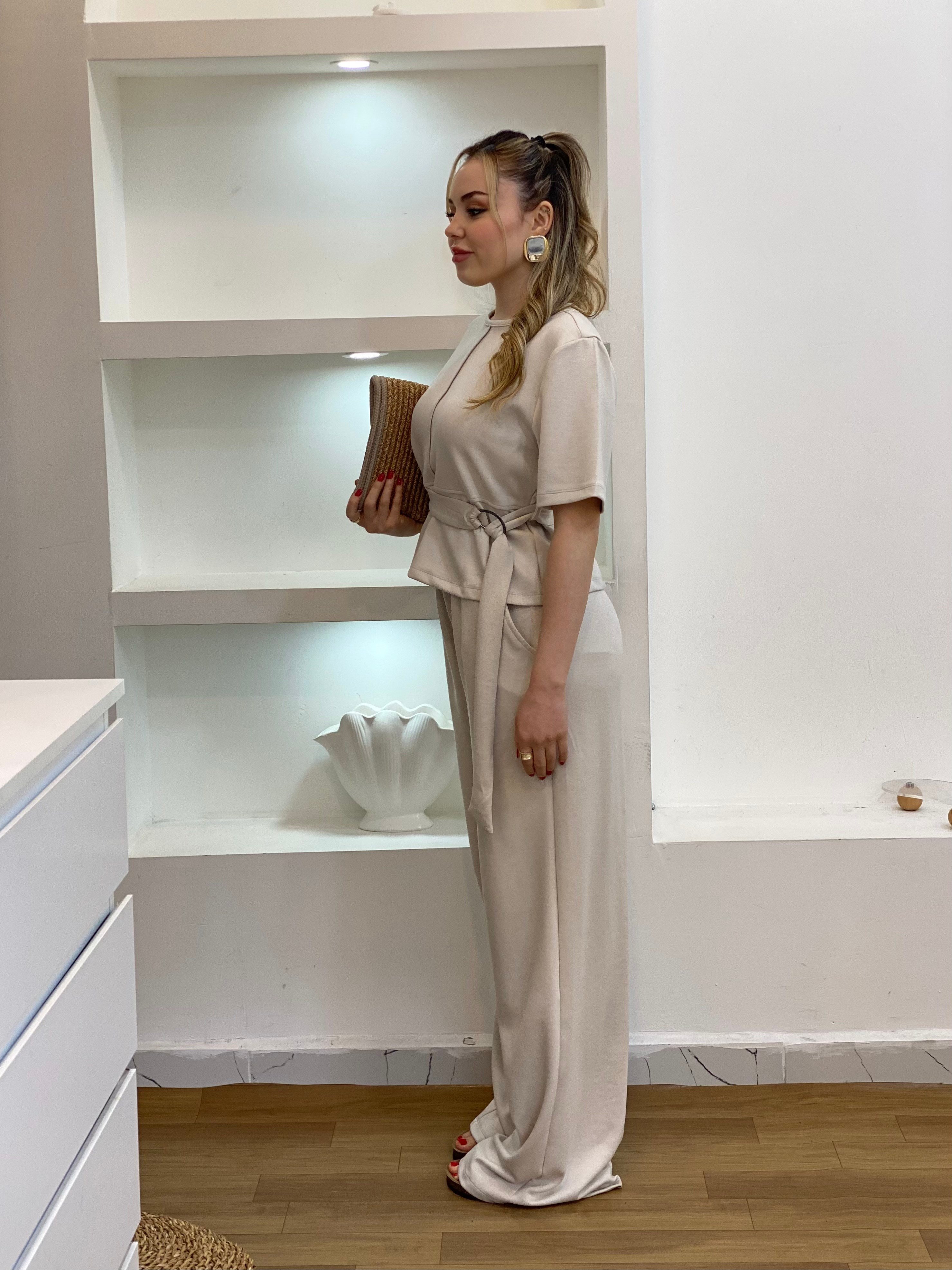Bej Kemerli Model Modal Takım