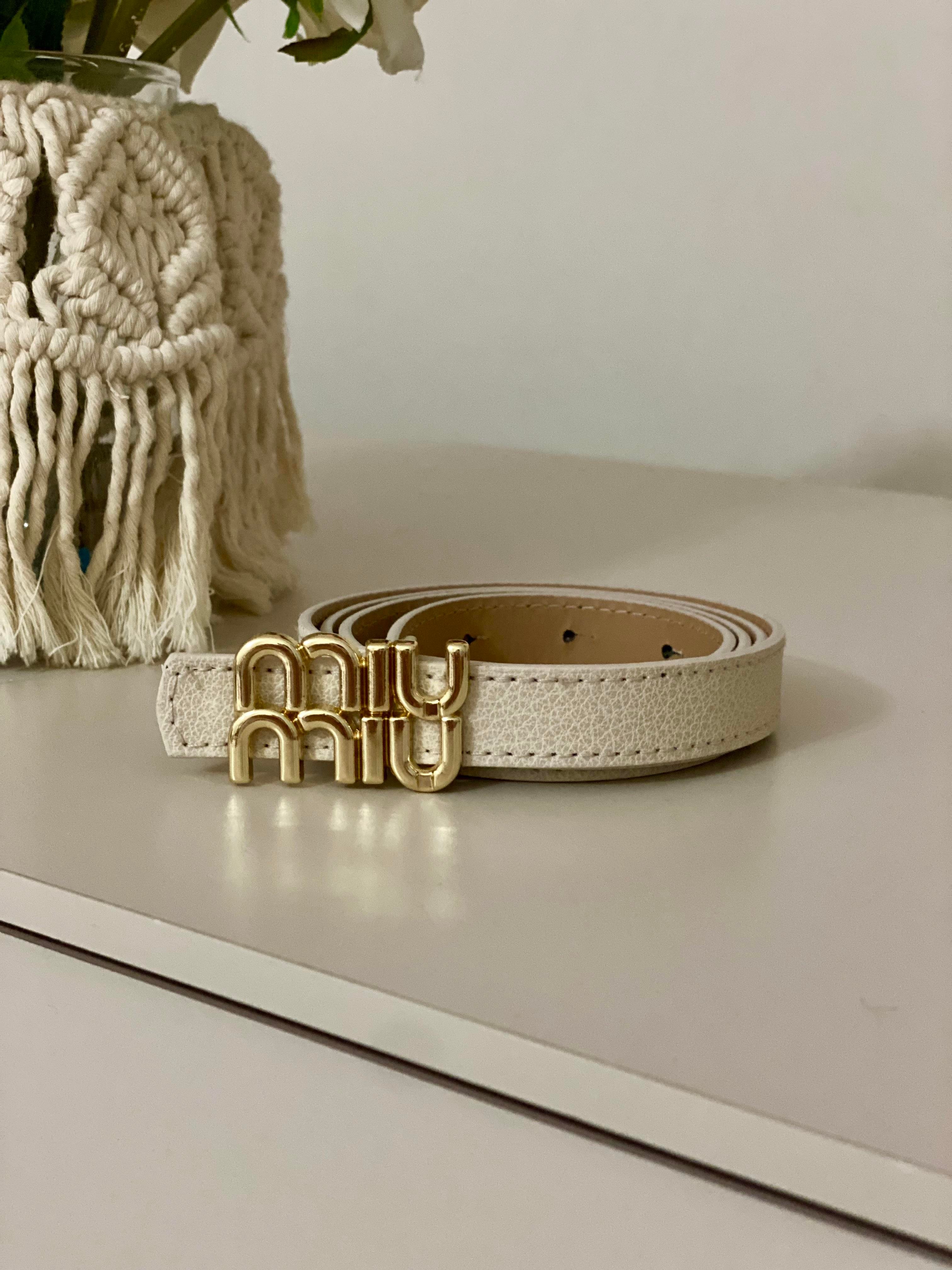 Bej Marka Model Gold Tokalı Kemer