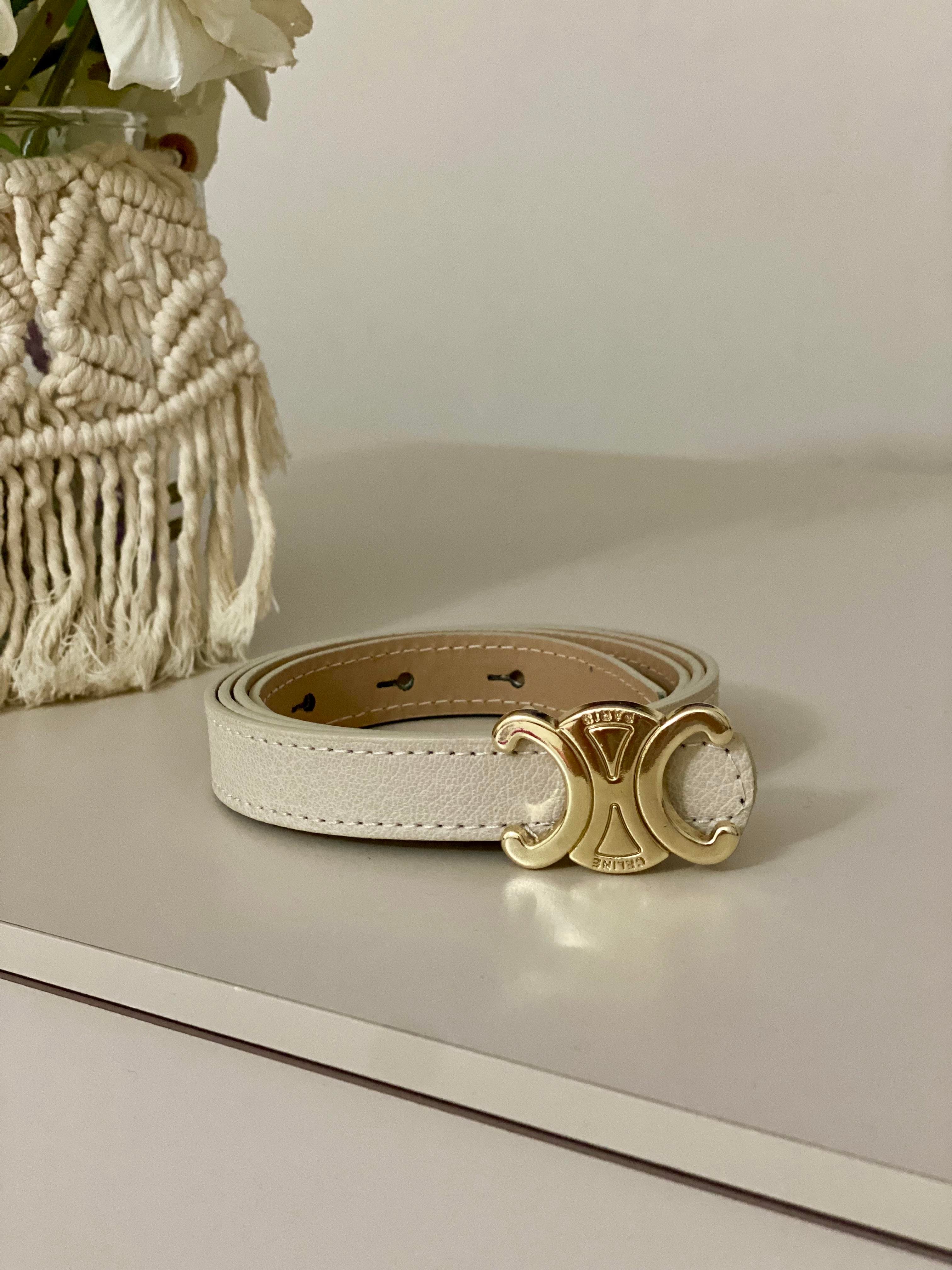 Bej Marka Model Gold Tokalı Kemer