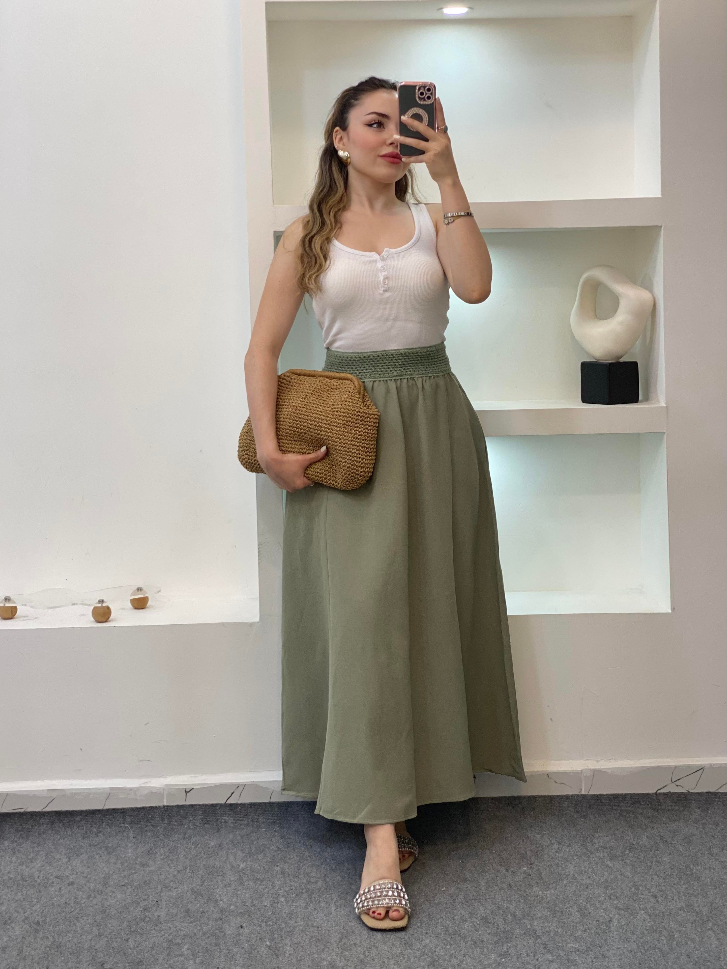 Beyaz Düğmeli Fitilli Basic Bluz