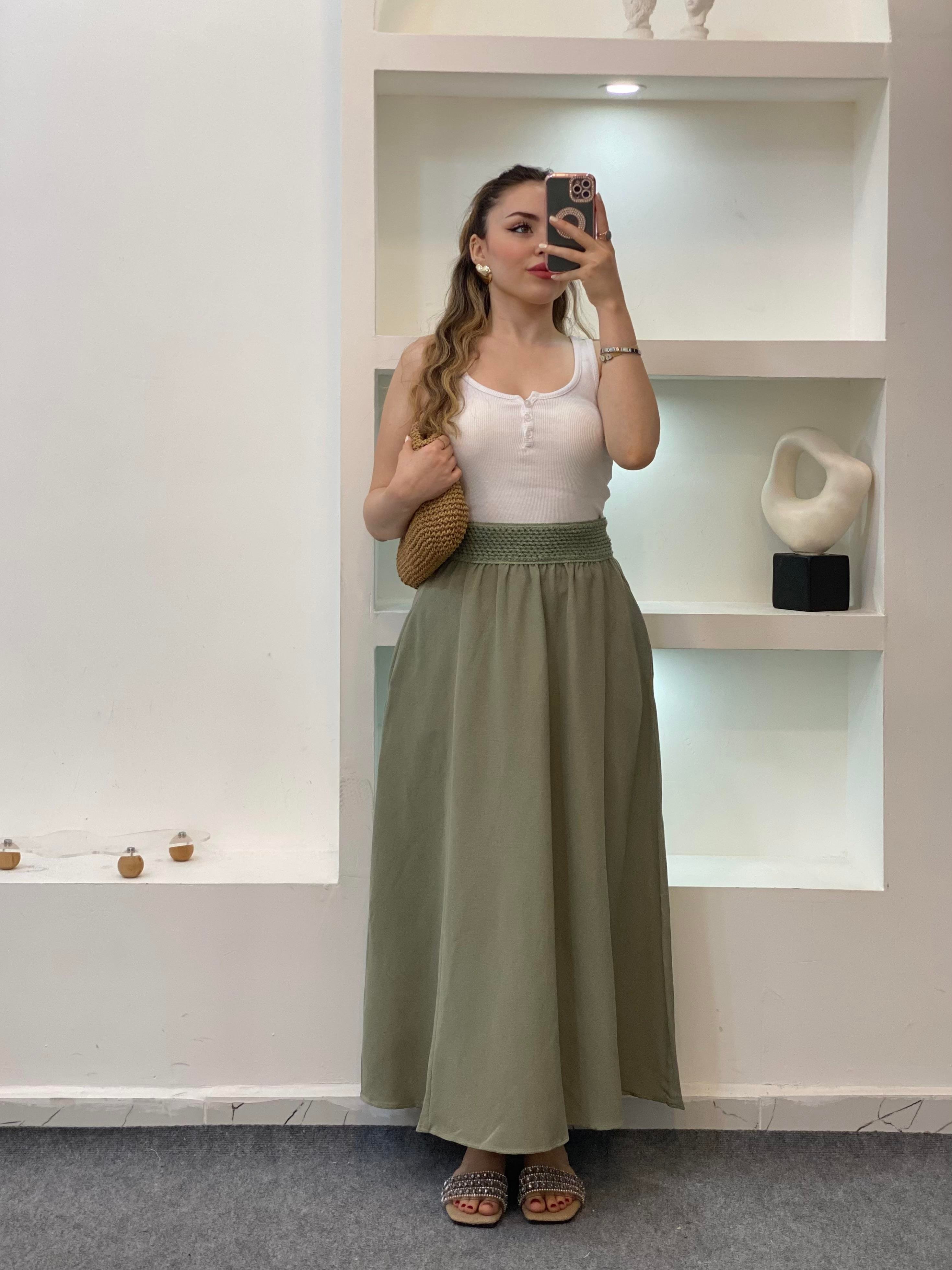 Beyaz Düğmeli Fitilli Basic Bluz