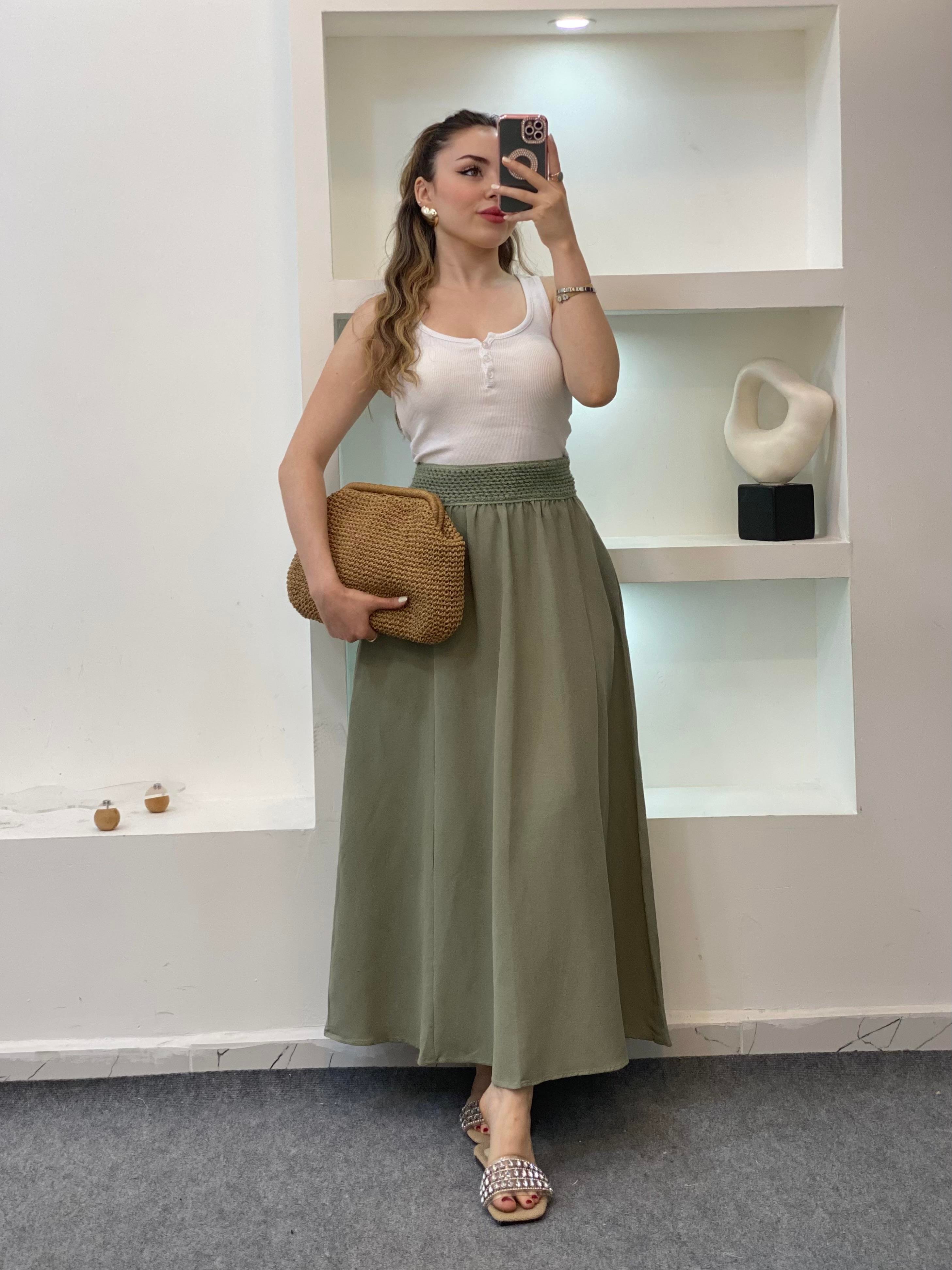 Beyaz Düğmeli Fitilli Basic Bluz