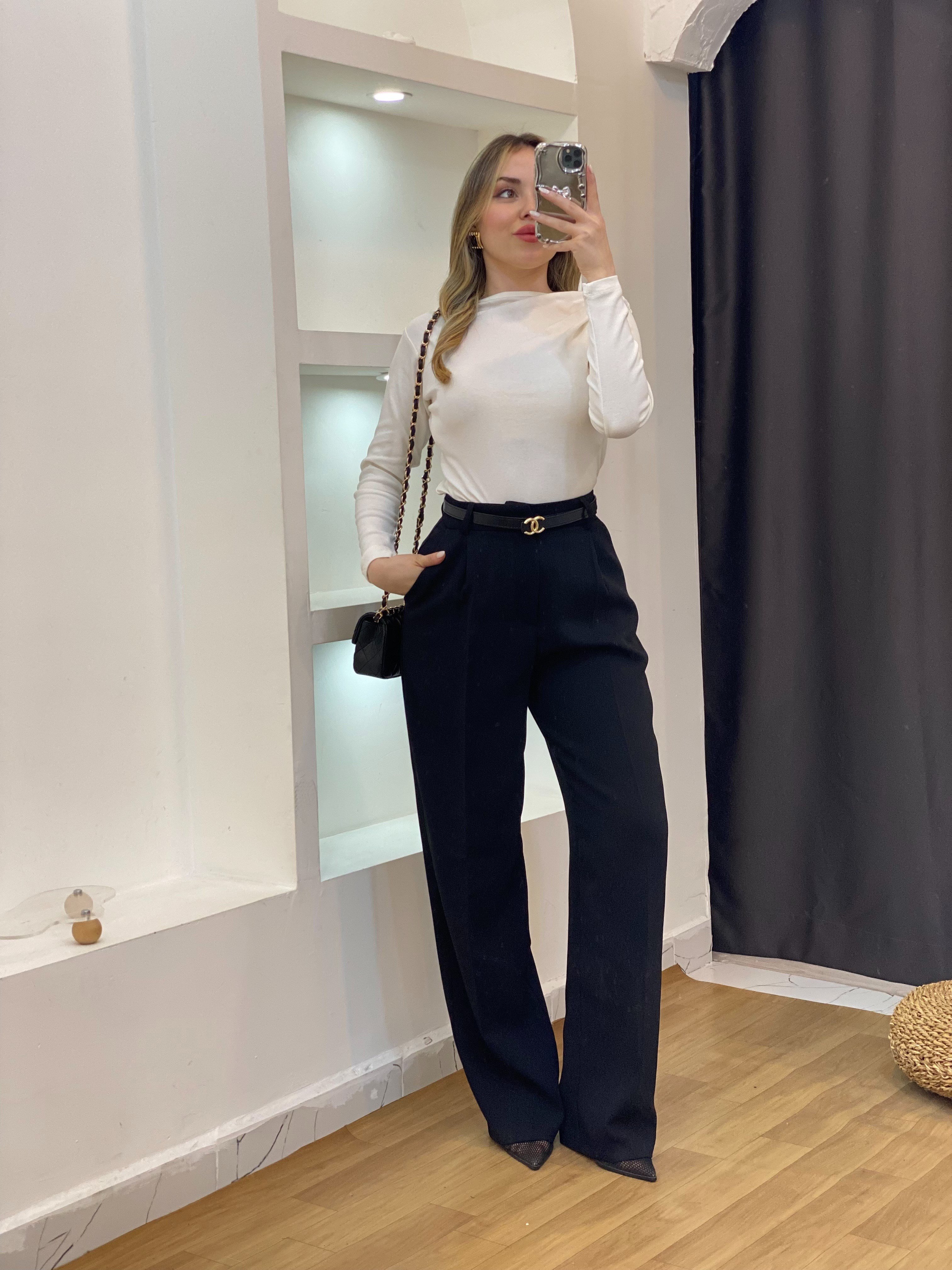 Beyaz Yaka Düğümlü Body