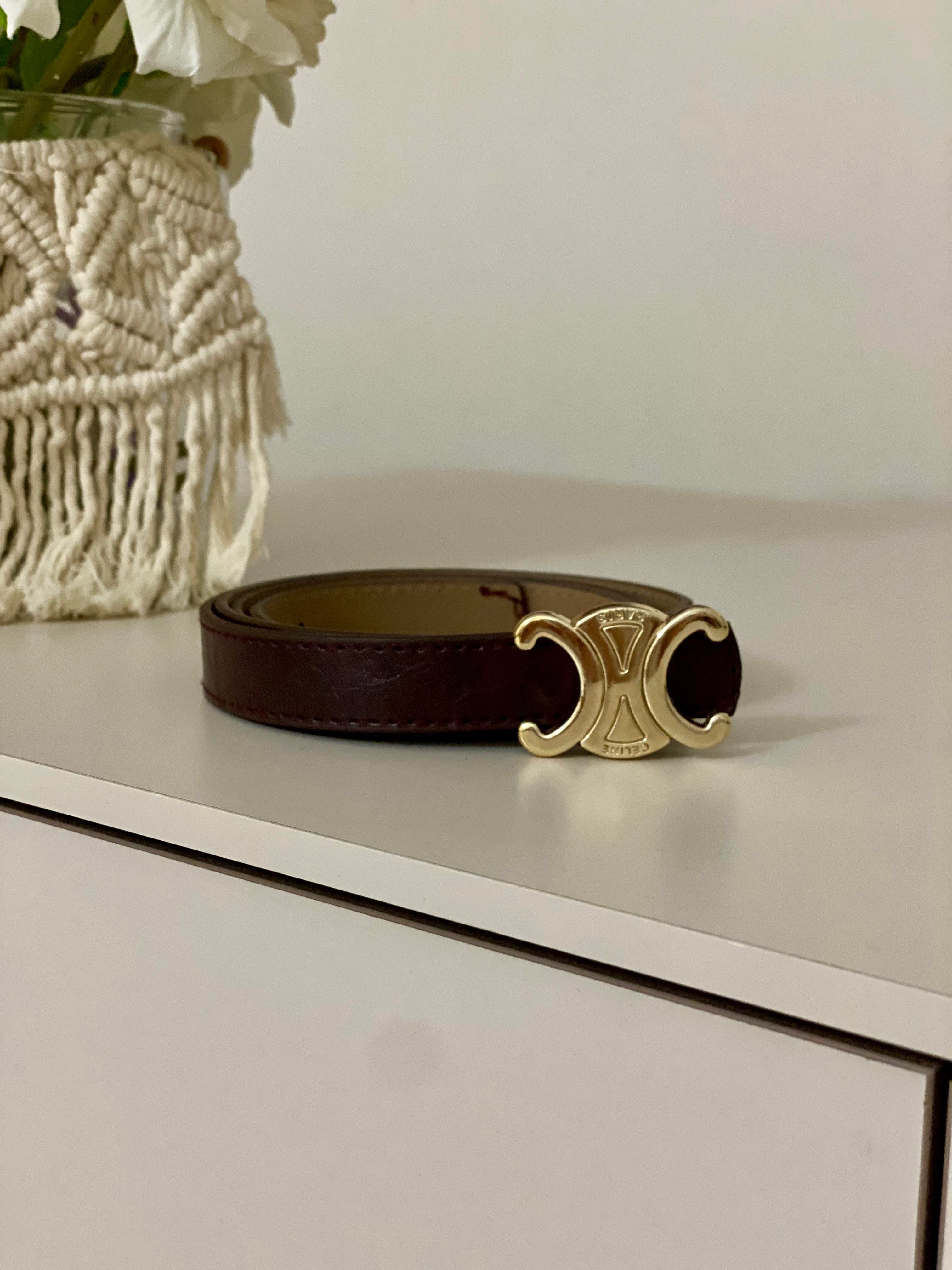 Bordo Marka Model Gold Tokalı Kemer