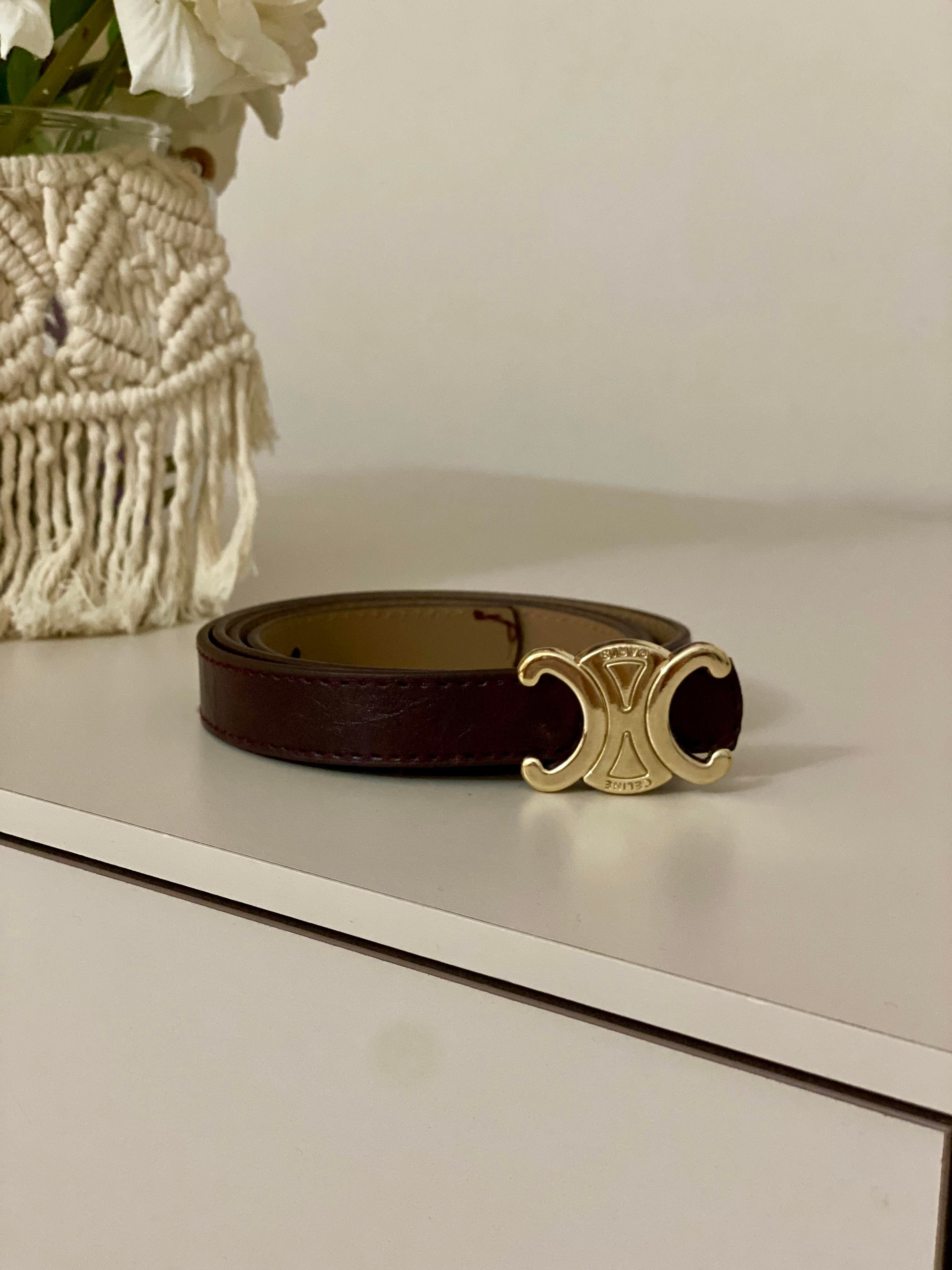 Bordo Marka Model Gold Tokalı Kemer