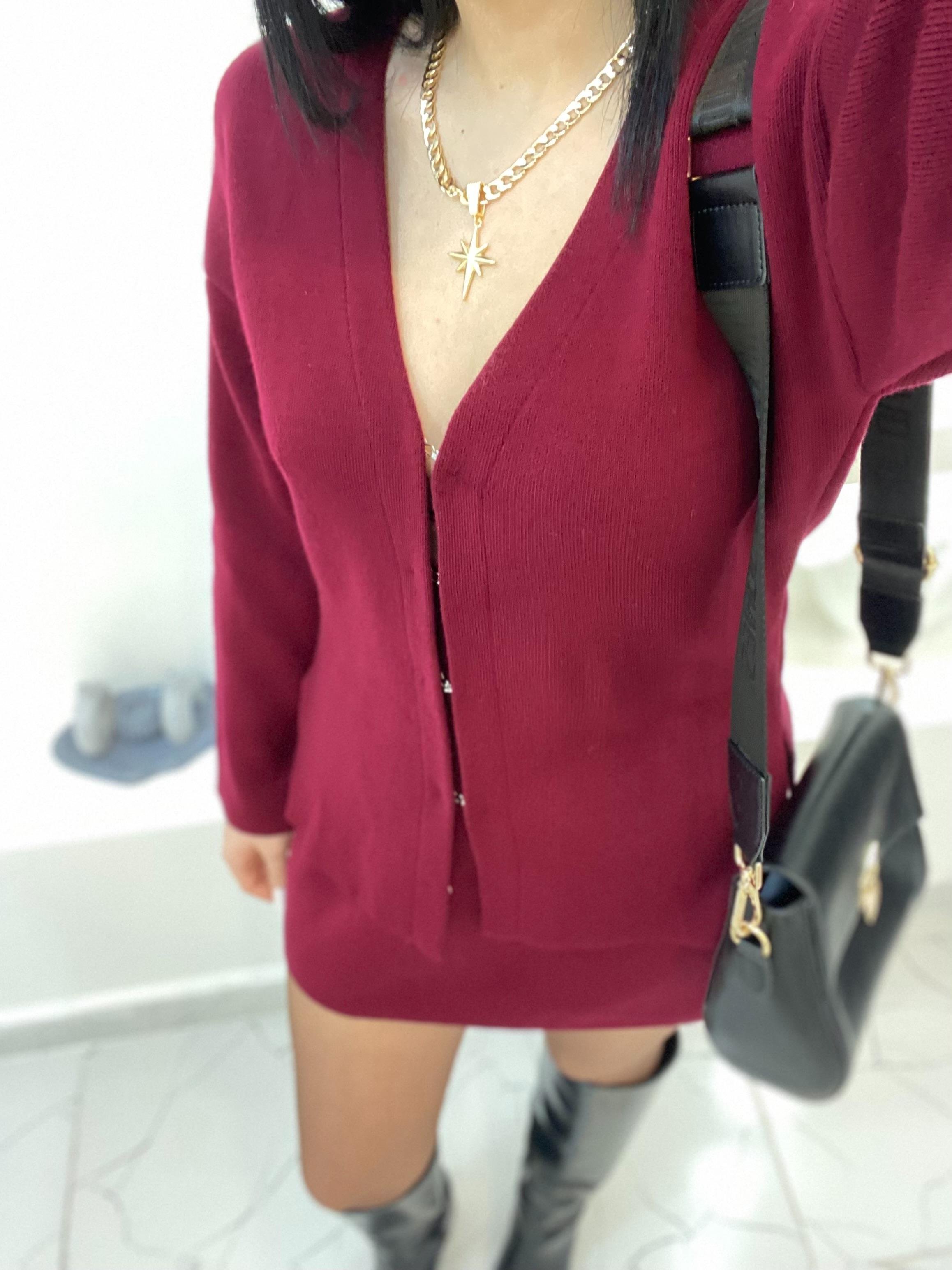 Bordo Triko Etekli Takım 