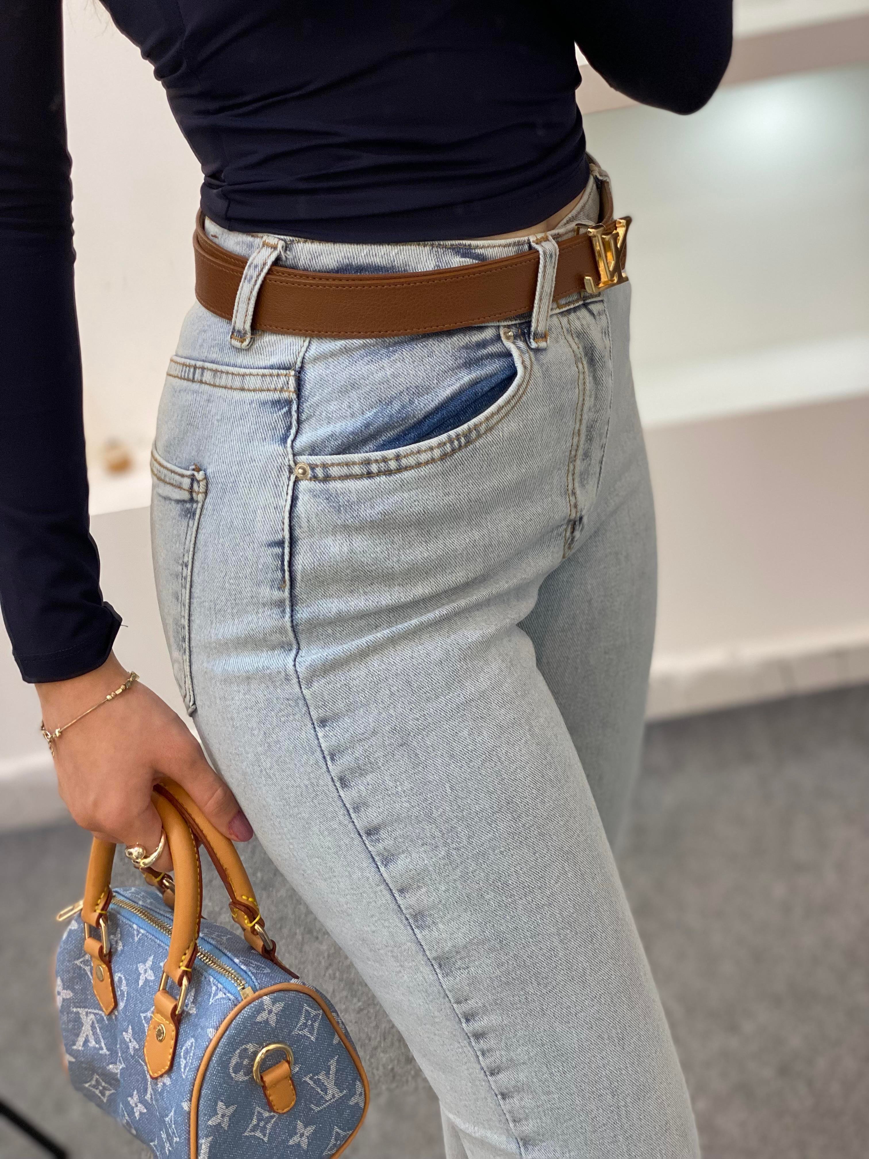 Buz Mavi İspanyol Jean