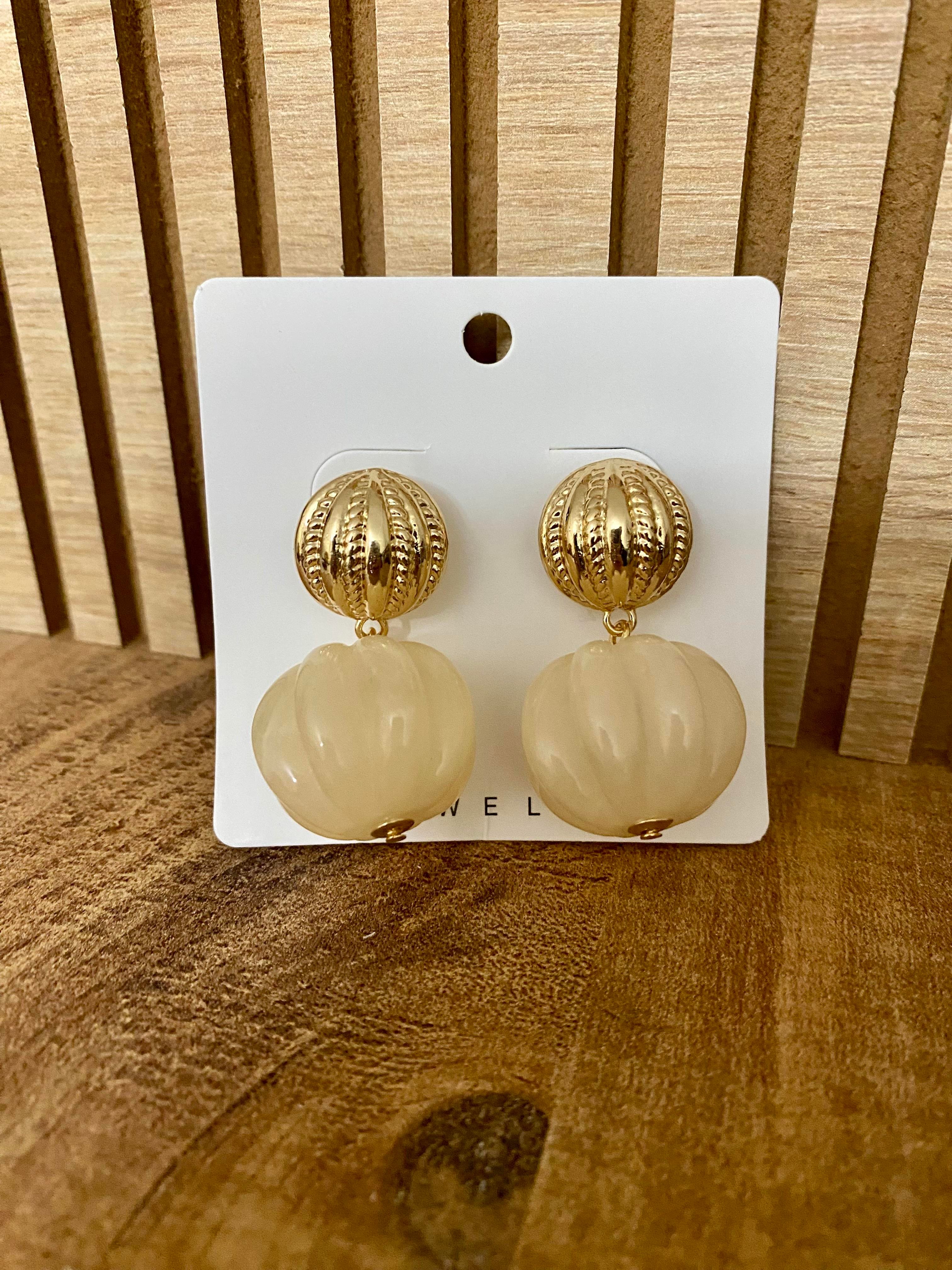 Gold Marka Model Sedefli Küpe