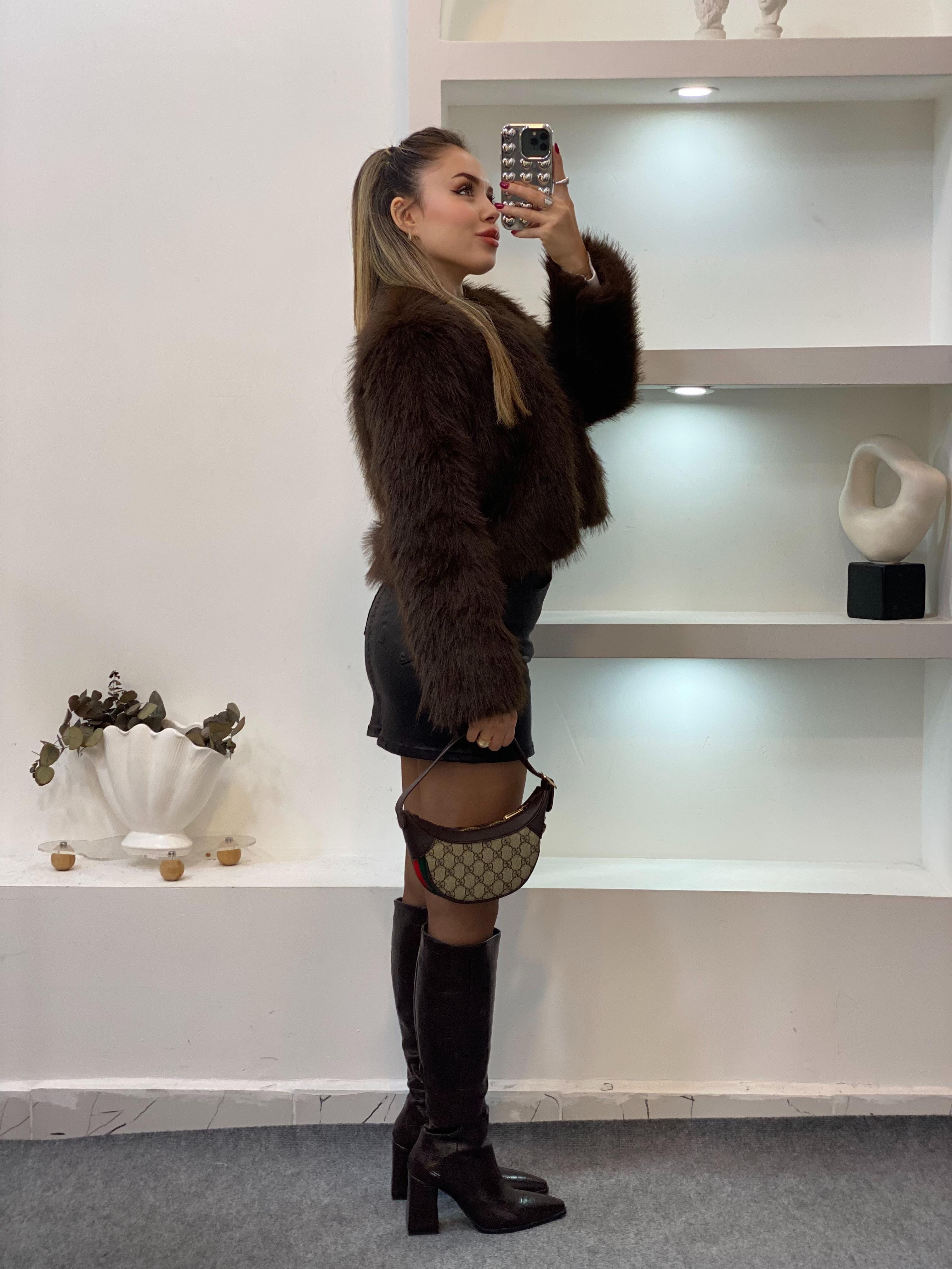 Kahve Kısa Form Kürk