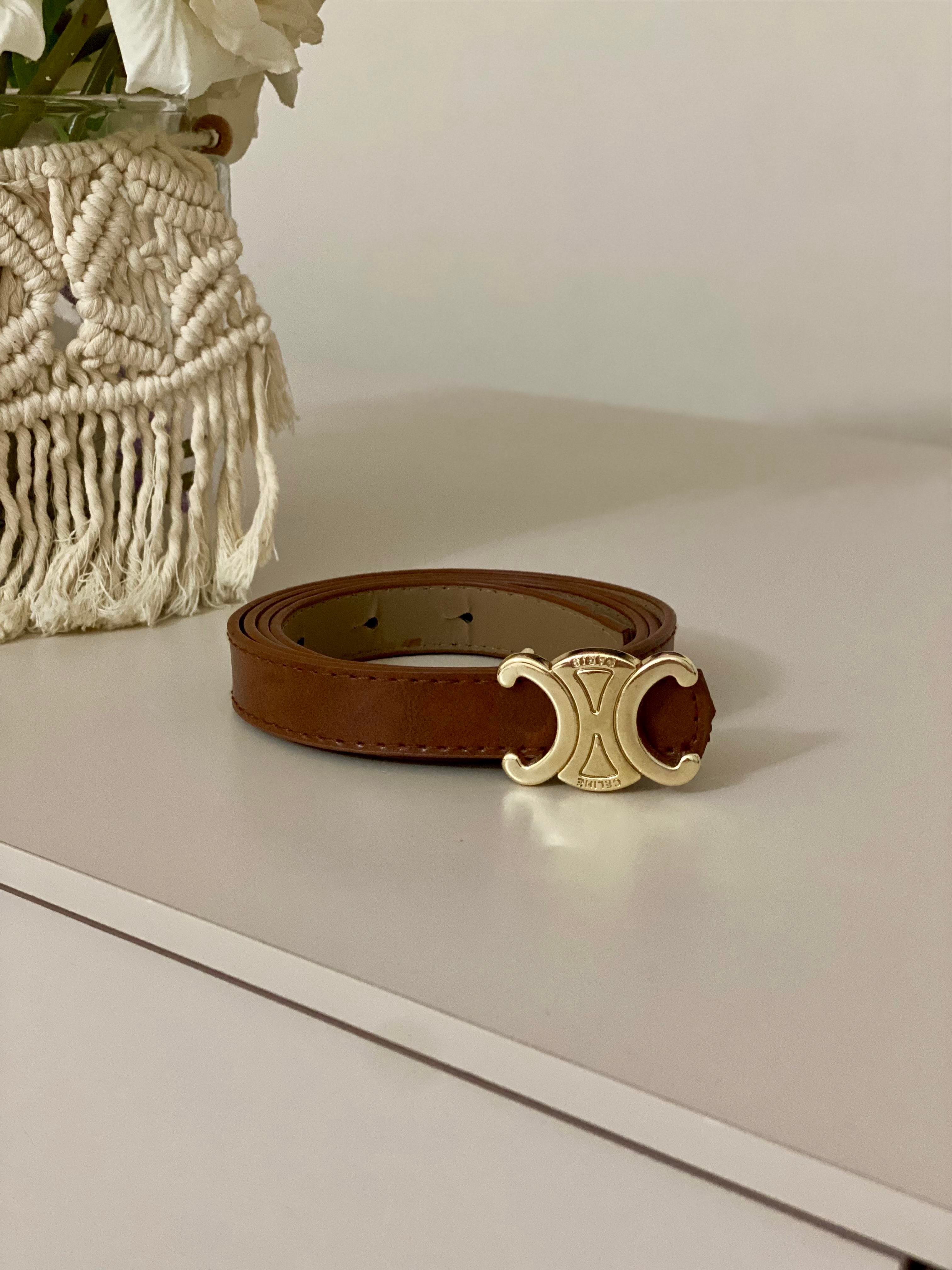 Kahve Marka Model Gold Tokalı Kemer