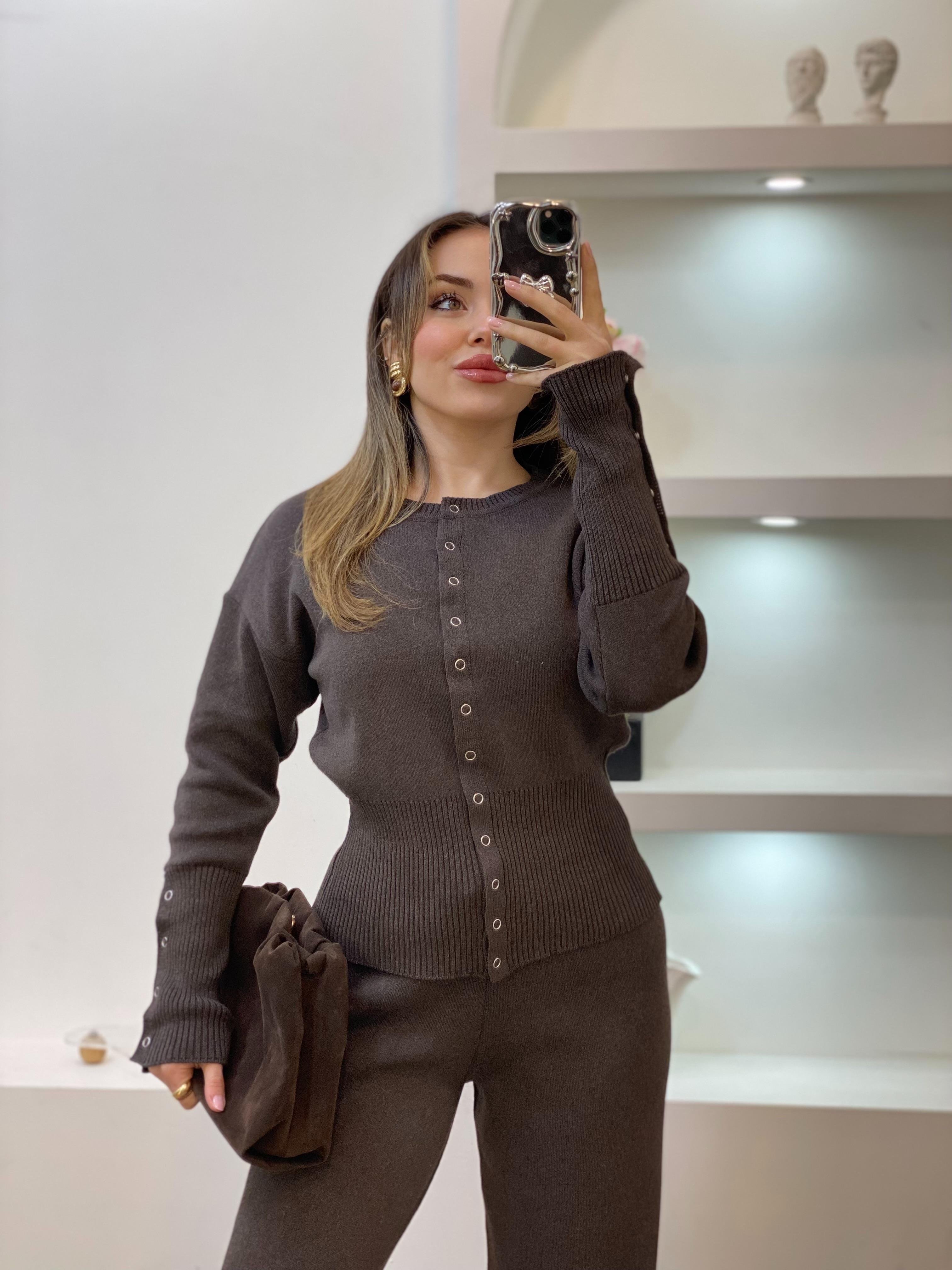 Kahve Triko Takım