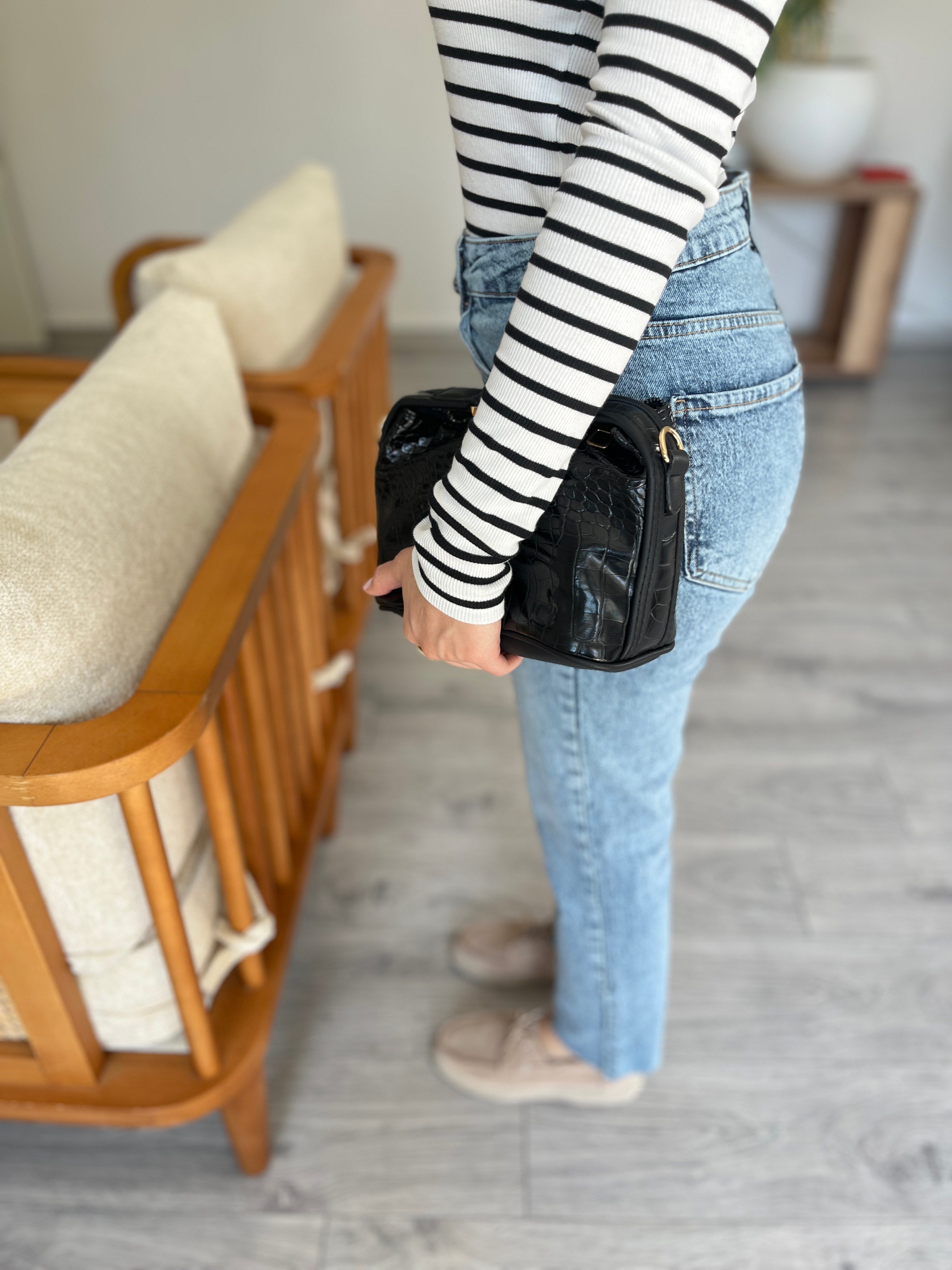 Kar Yıkama Yüksek Bel Boyfit Jean