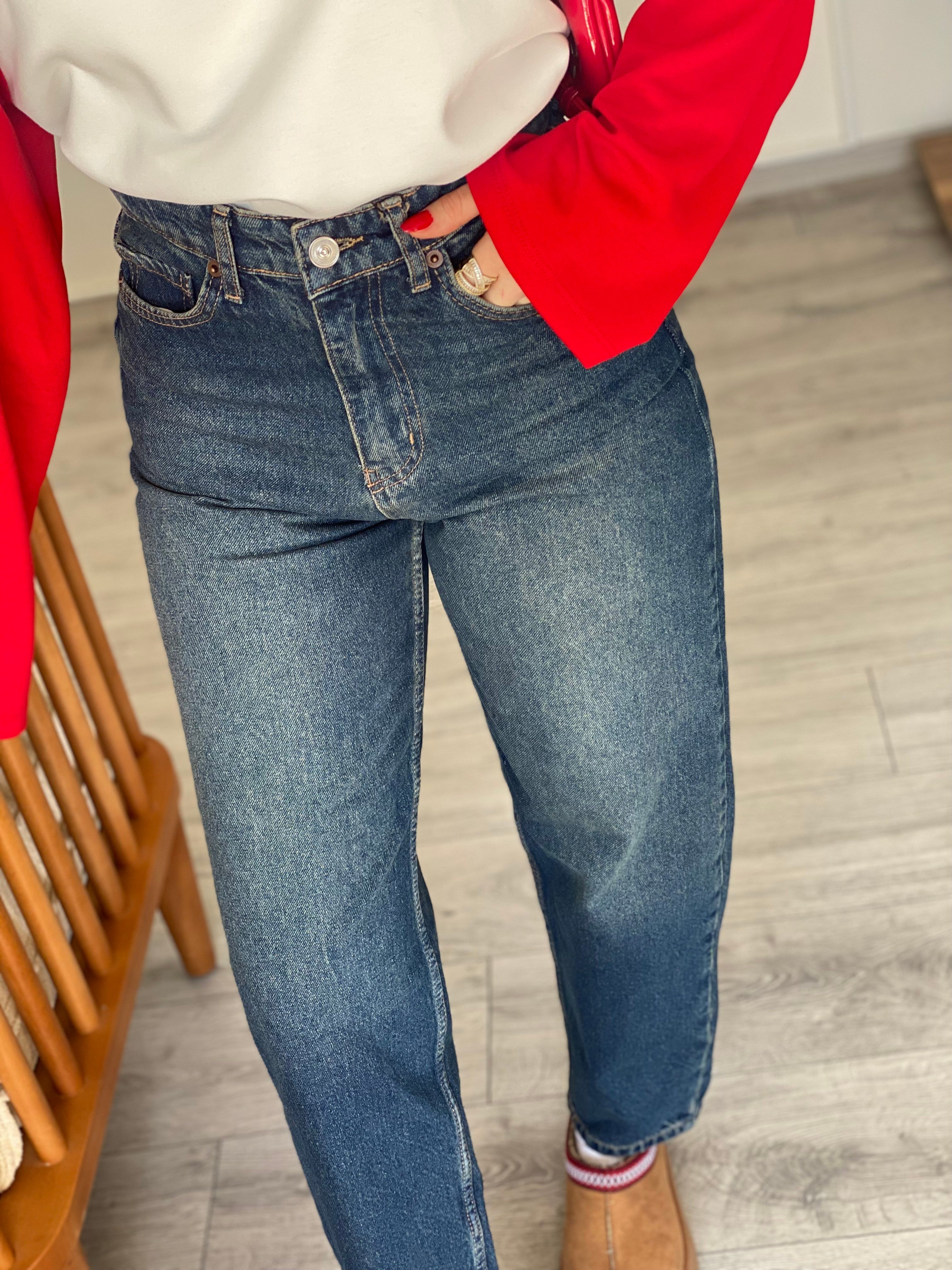 Laci Yüksek Bel Balon Jean