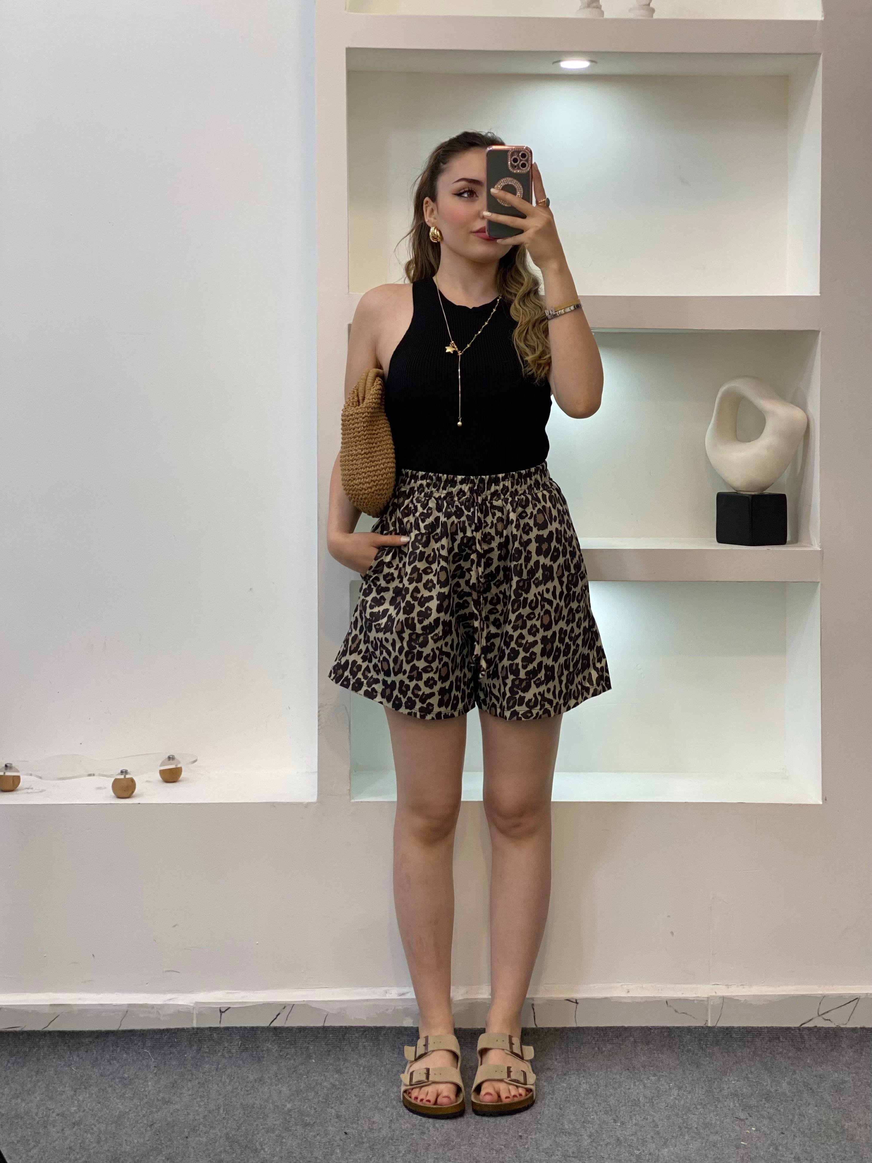 Leo Desen Cepli Model Şort