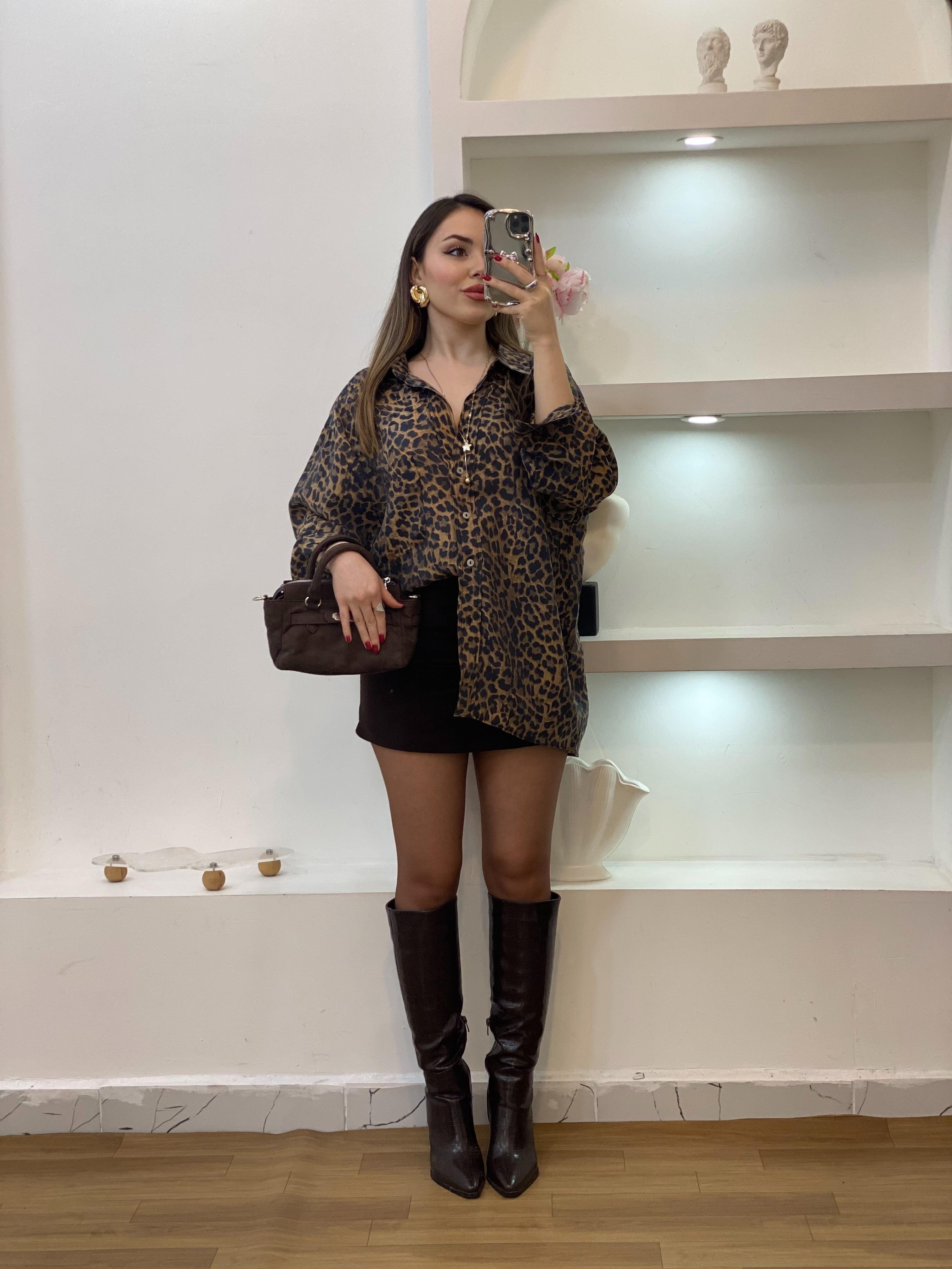 Leo Desen Lüx Kalite Salaş Model Gömlek 