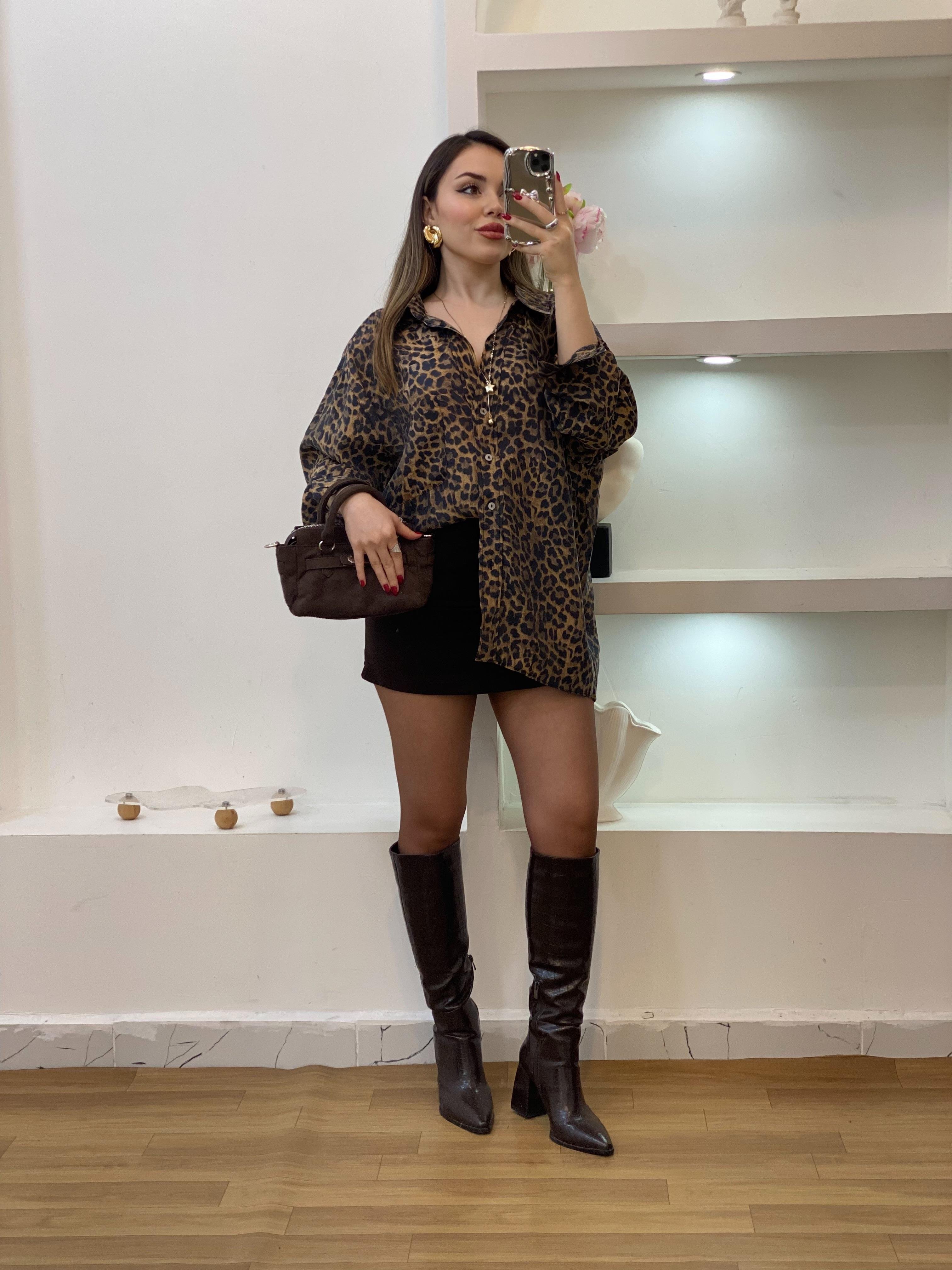 Leo Desen Lüx Kalite Salaş Model Gömlek 
