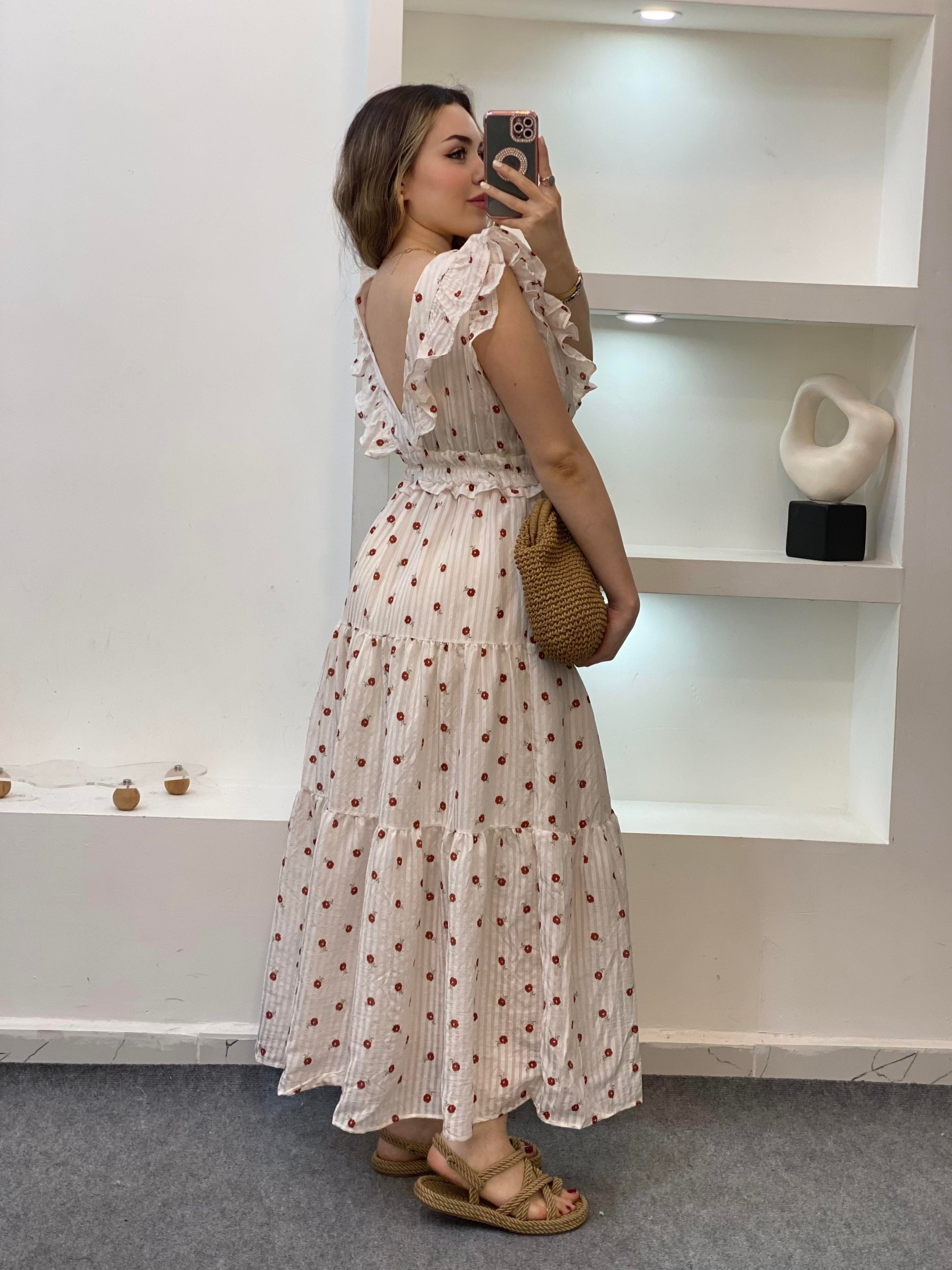 Orj Marka Volanlı Model Elbise