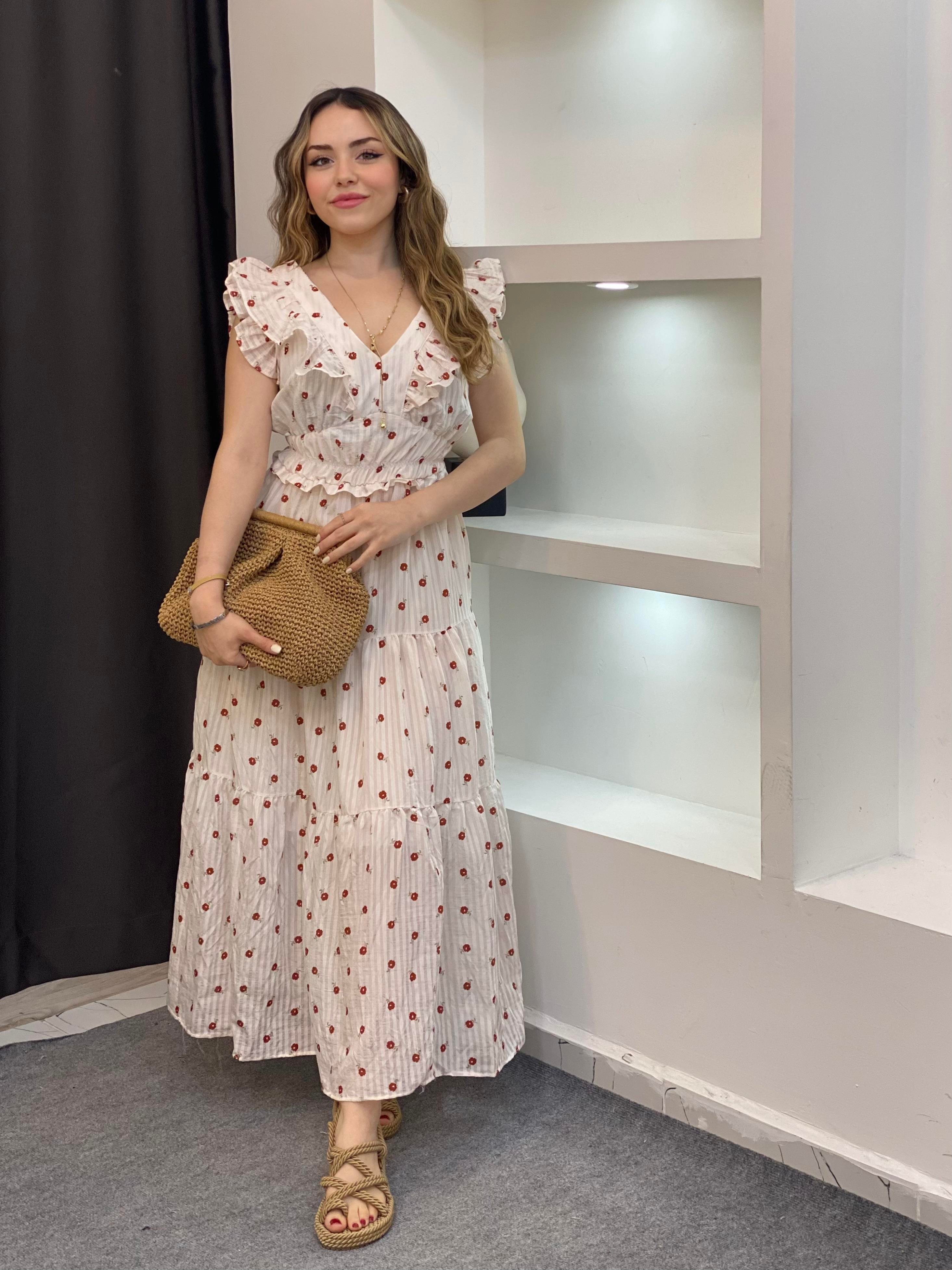 Orj Marka Volanlı Model Elbise
