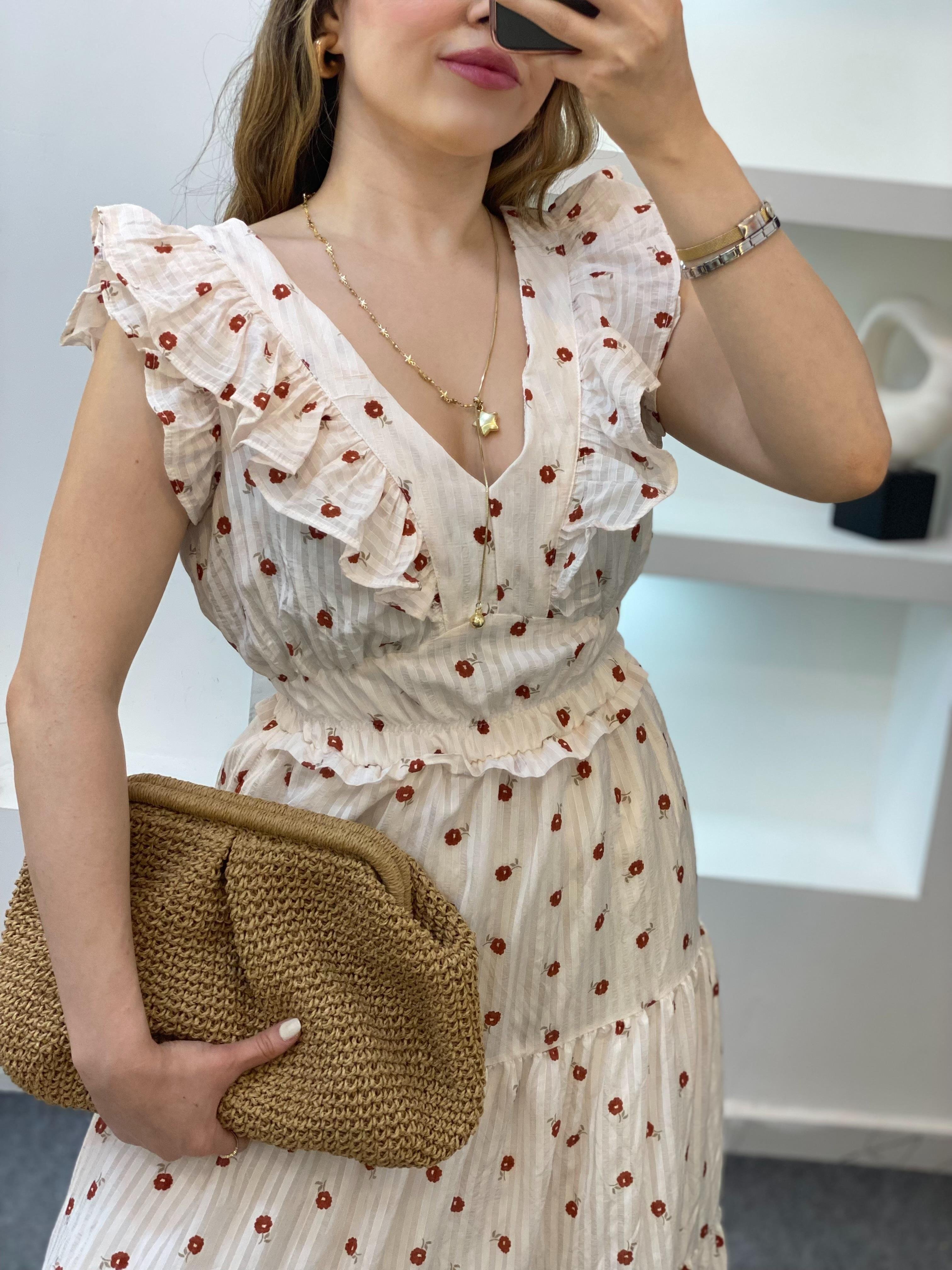 Orj Marka Volanlı Model Elbise