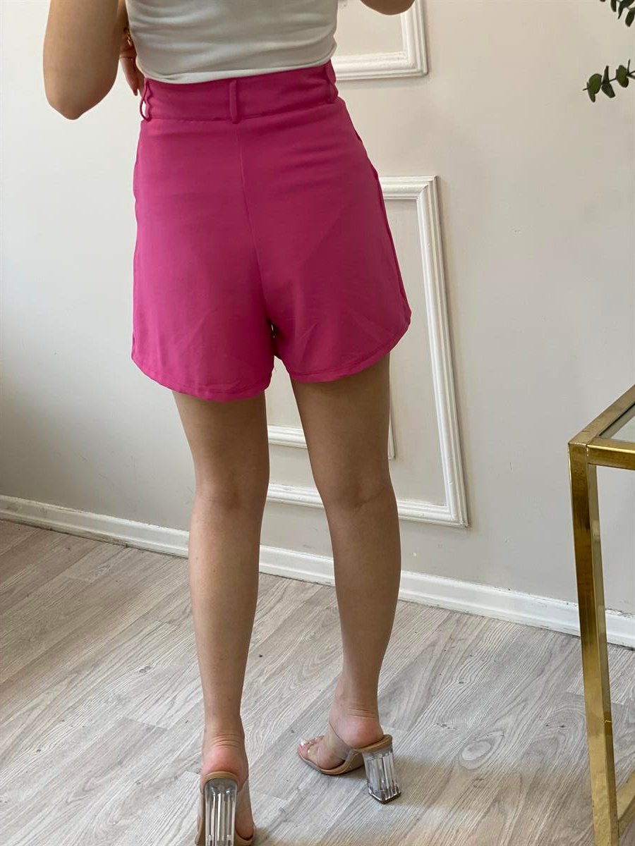 Pembe Linda Şort